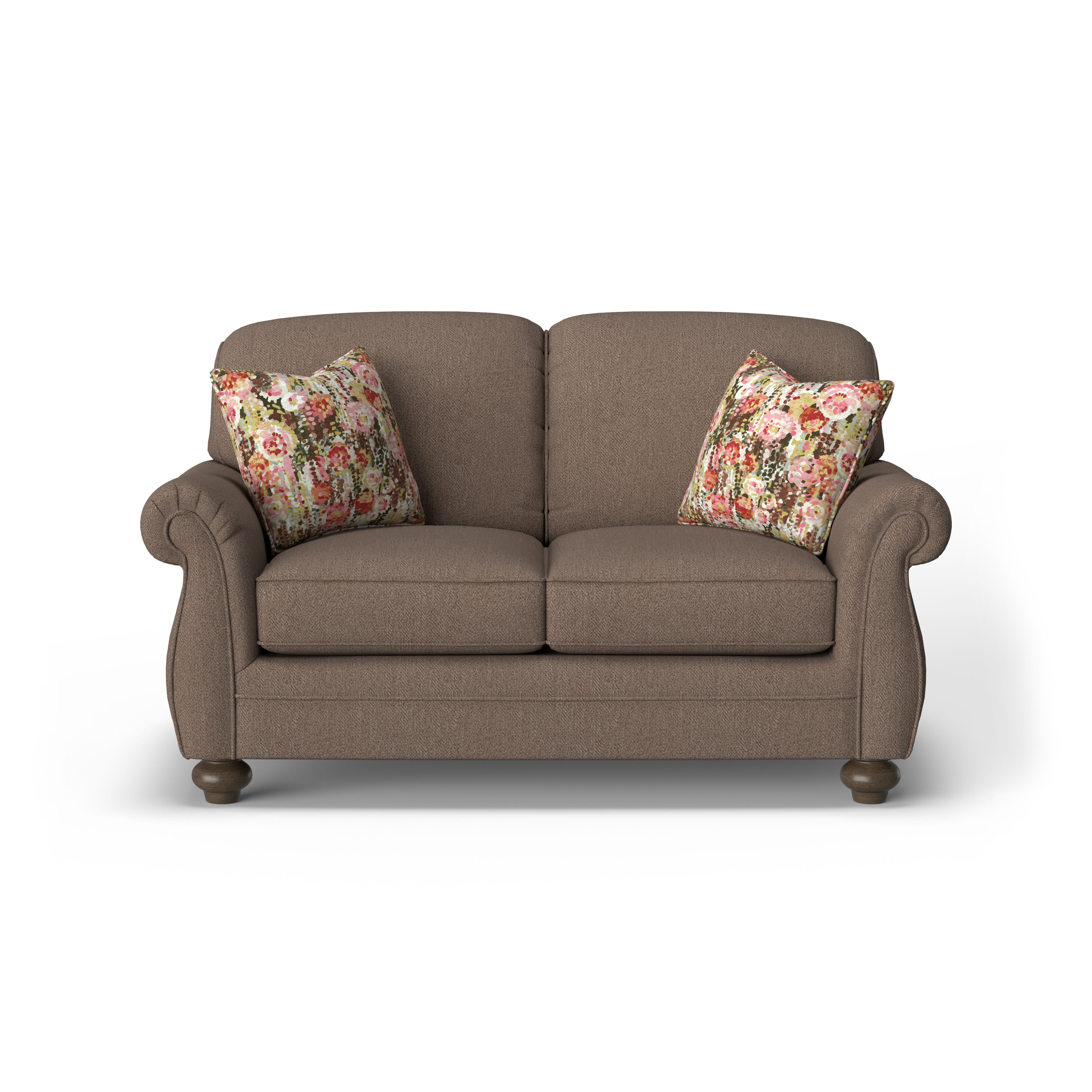 Winston - Fabric Loveseat, light gray, view 6