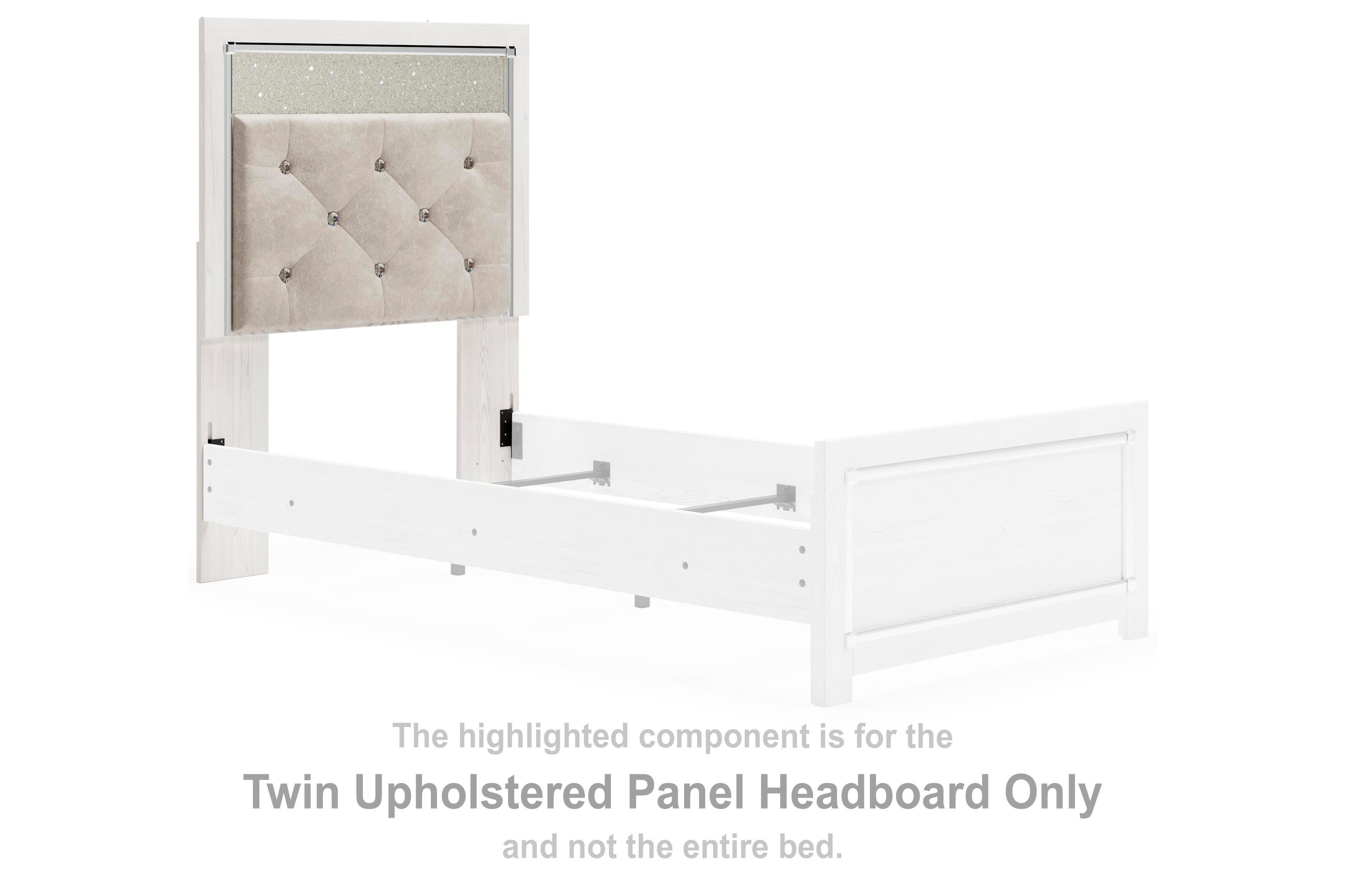 Altyra – Twin UPH Panel Headboard – White