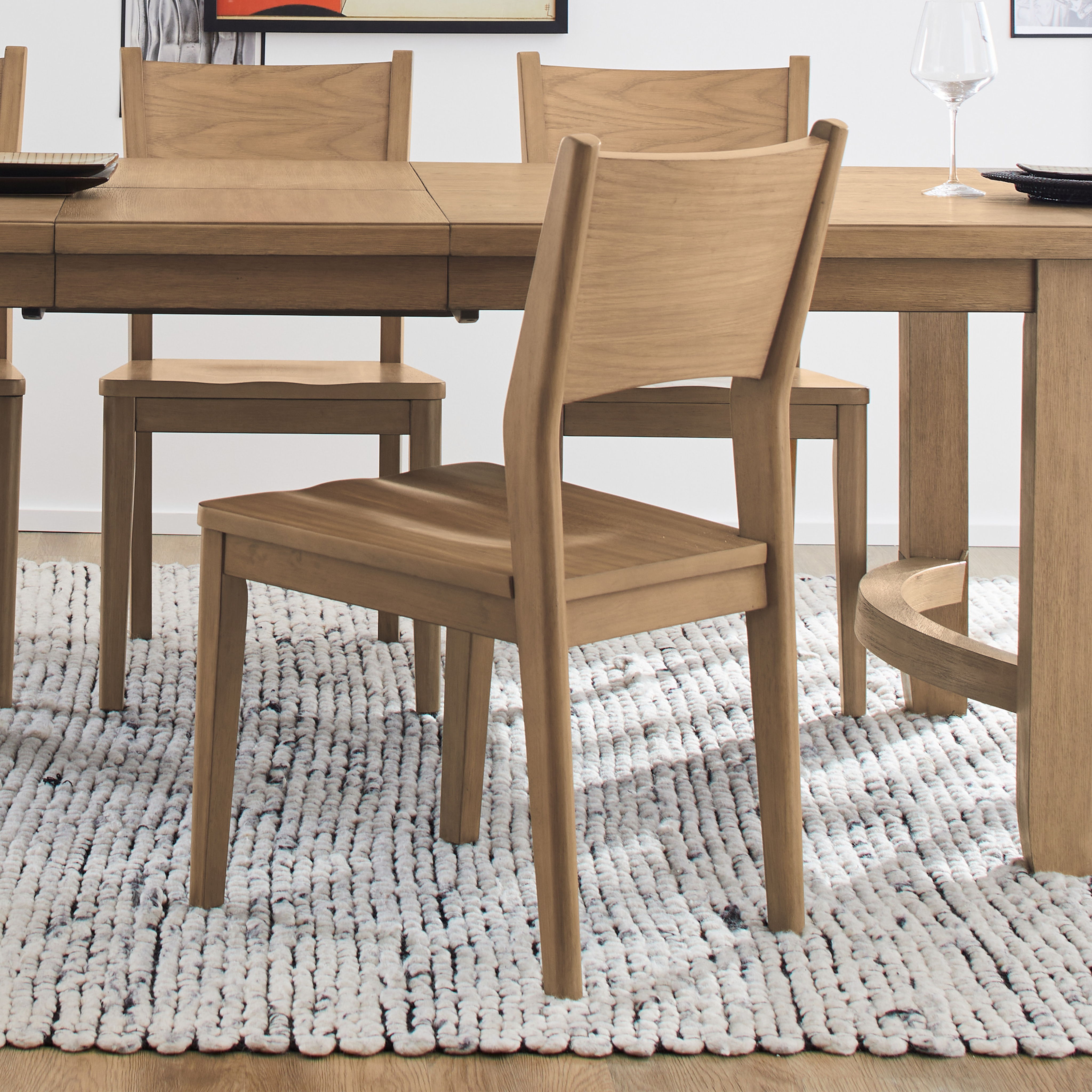 Normandy - Dining Chair (Set of 2) - Light Brown, light brown