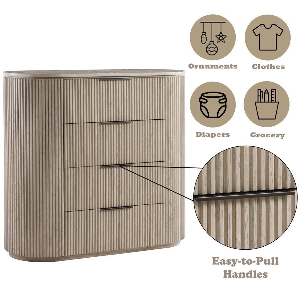 Leanna - Chest - Light Oak, light brown, view 6