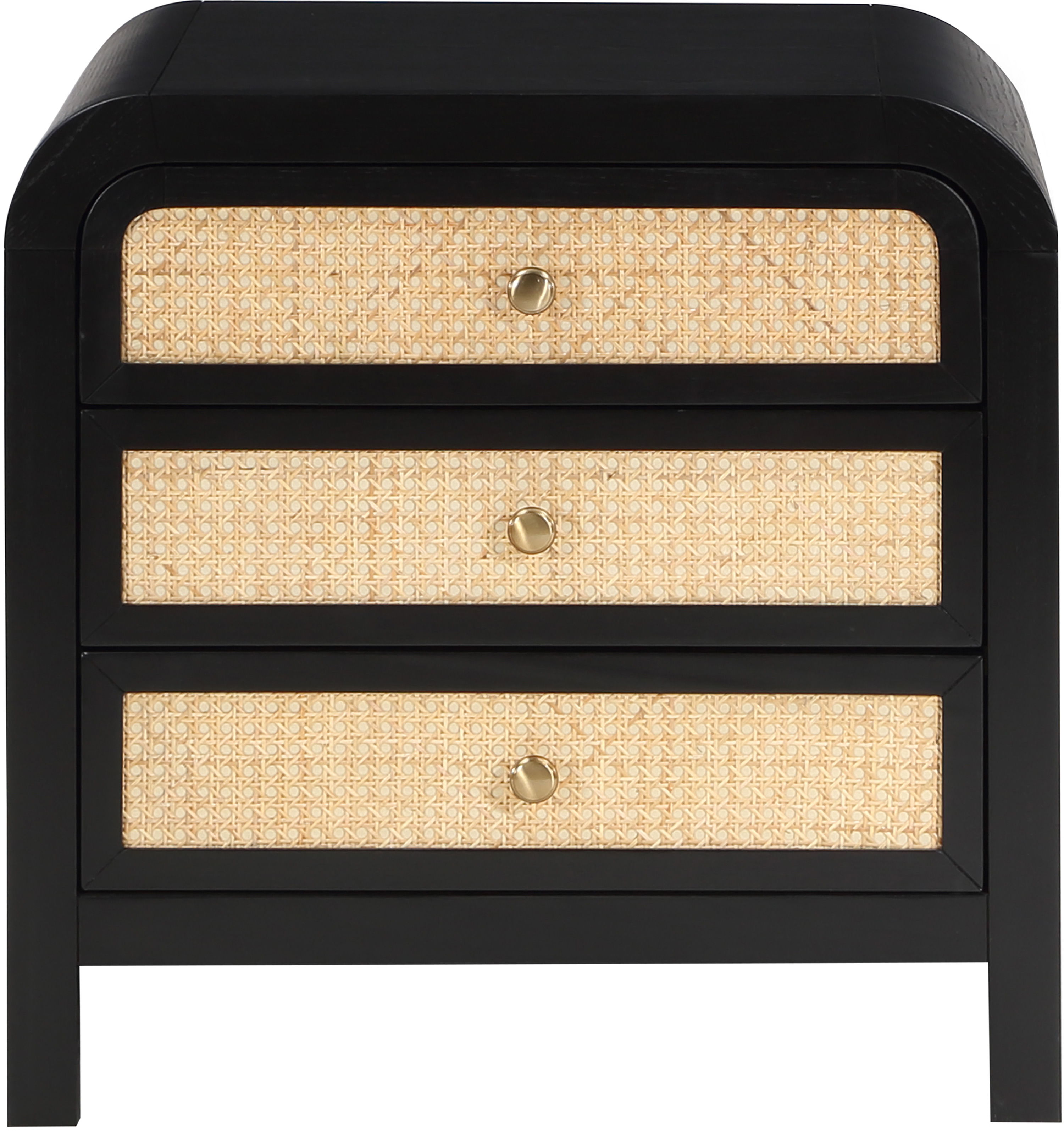 Siena - Night Stand - Black
