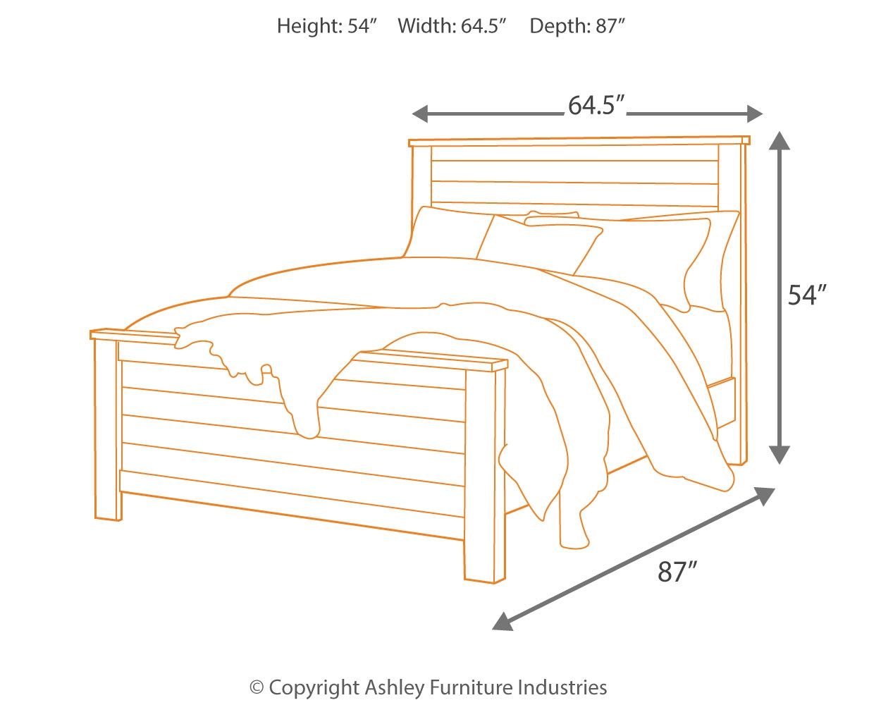 Ashley Furniture Porter - California King Panel Bed - Rustic Brown - Image 6