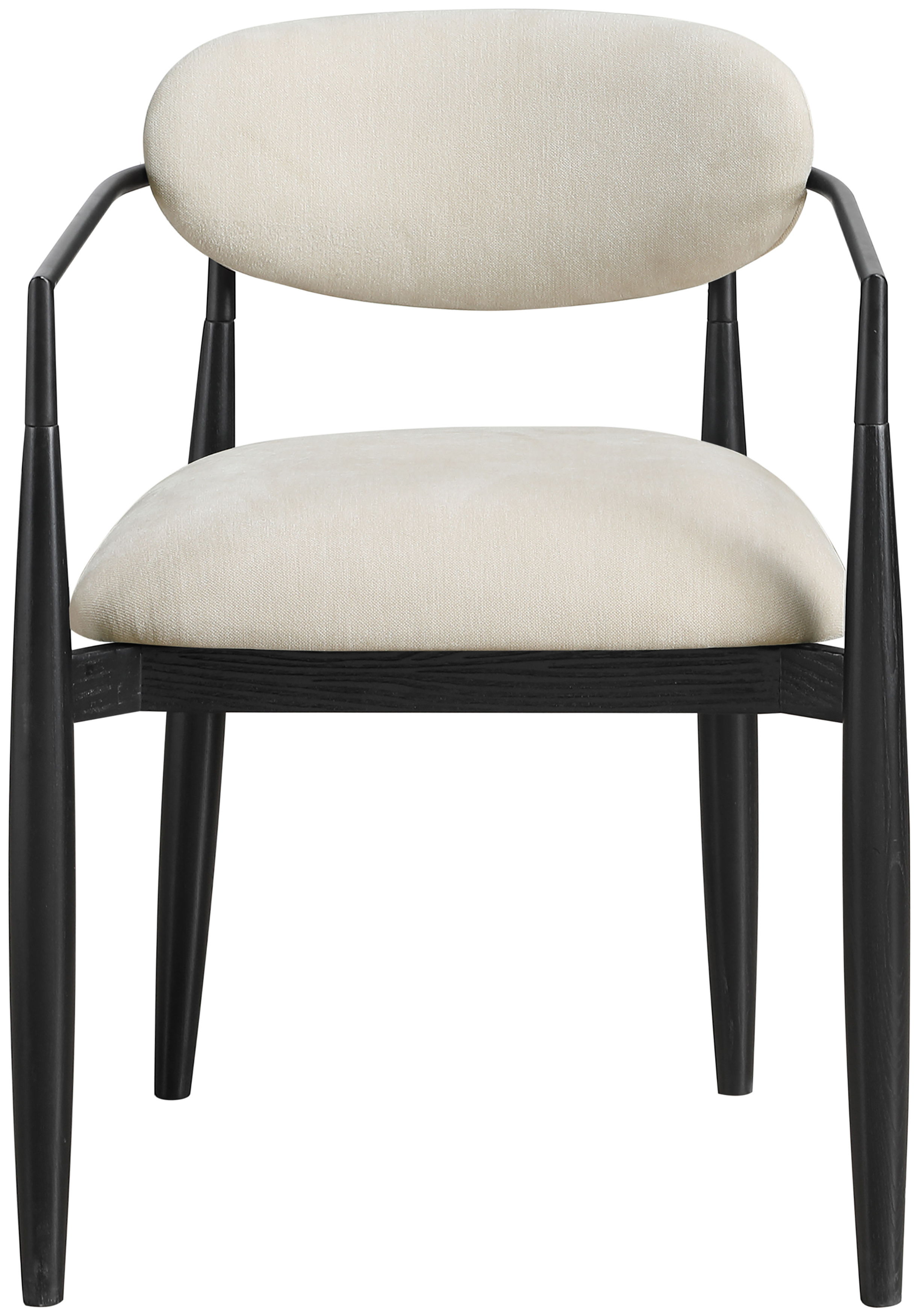 Riccio - Performance Fabric Upholstered Dining Arm Chair (Set of 2) - Beige