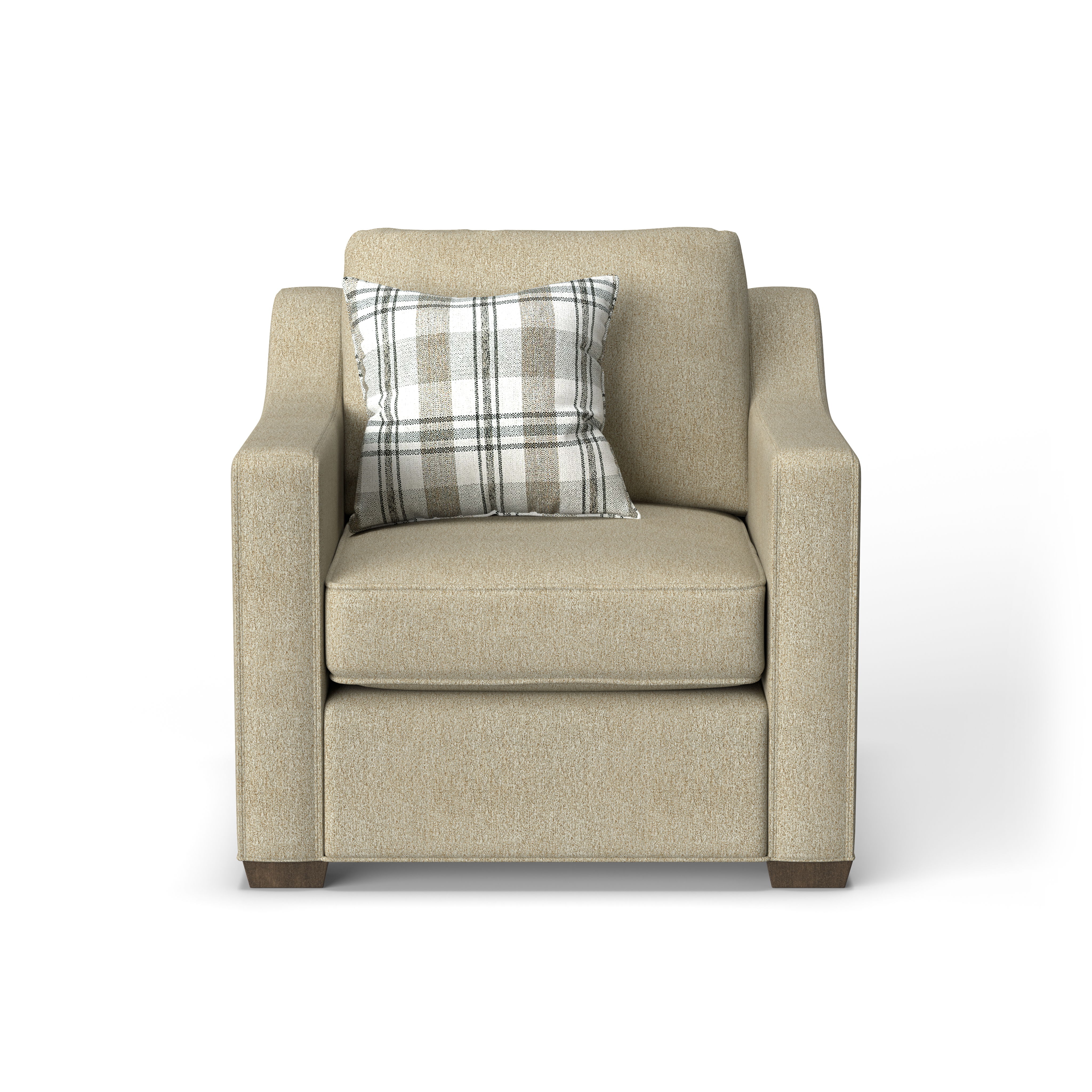 Milo - Fabric Chair, beige, view 6
