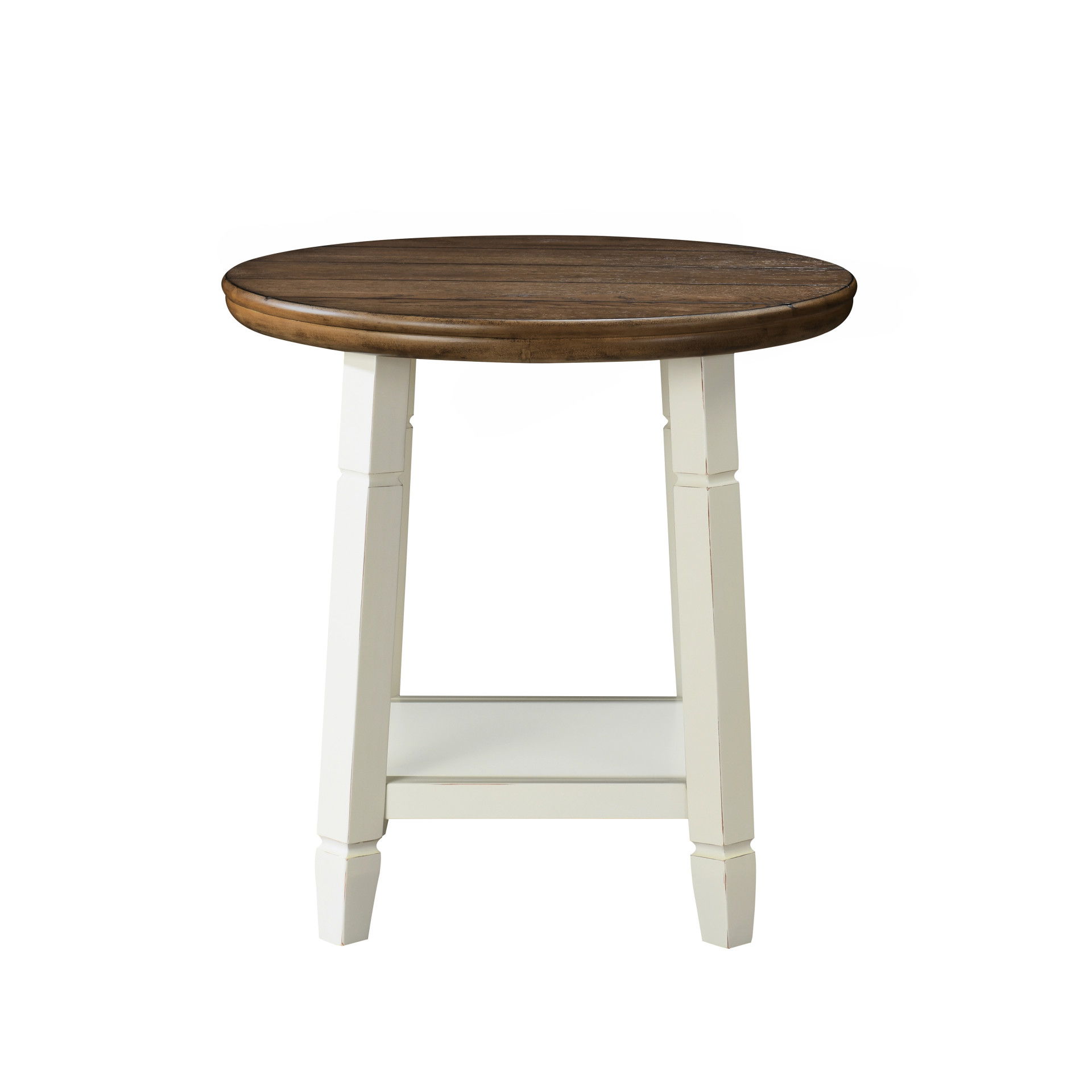 Flaherty - 3 Piece Occasional Set (1 Coffee & 2 End Tables) - Brown / White, dark brown, view 6