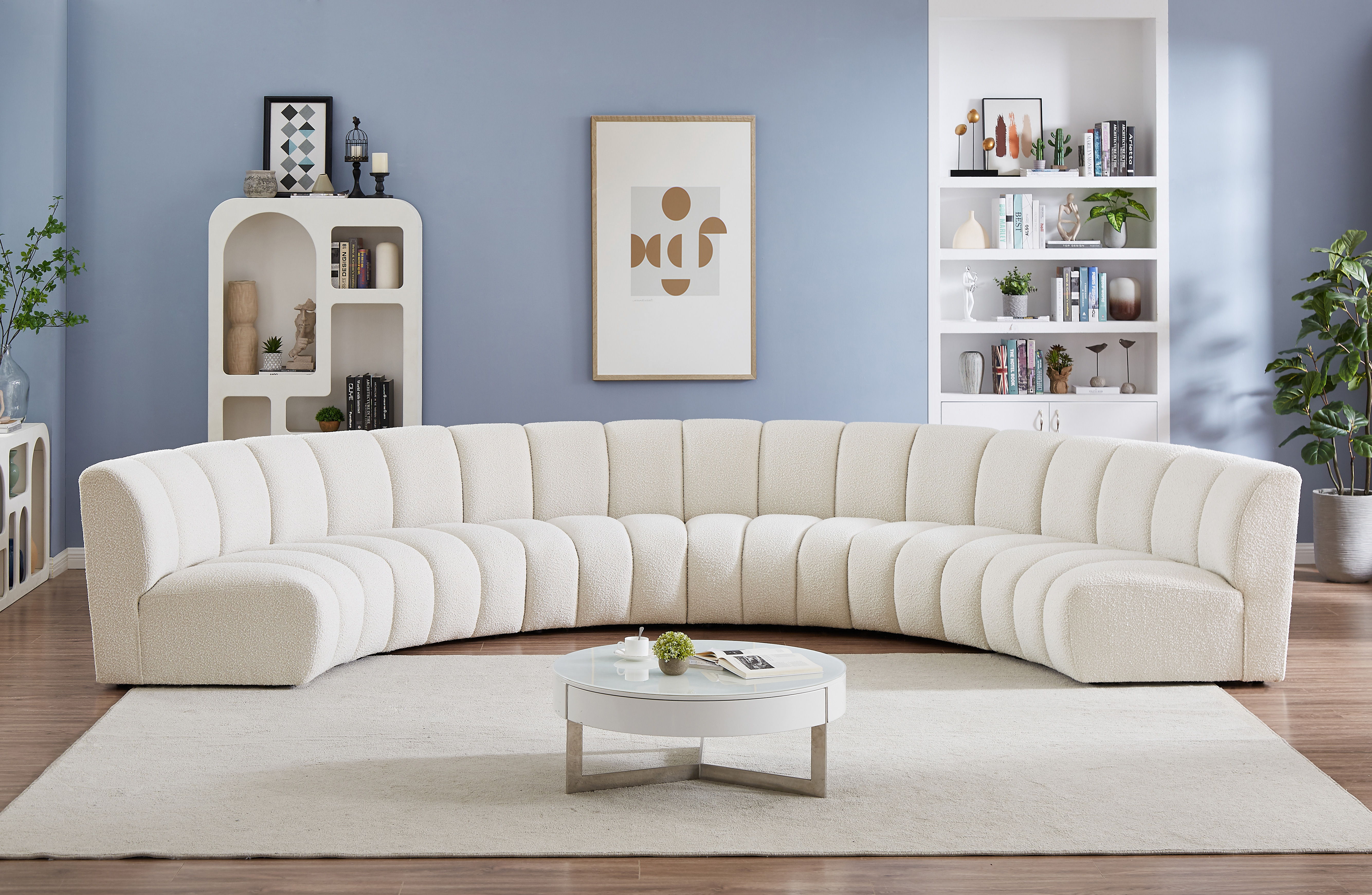 Infinity - 6 Piece Modular Sectional - Cream