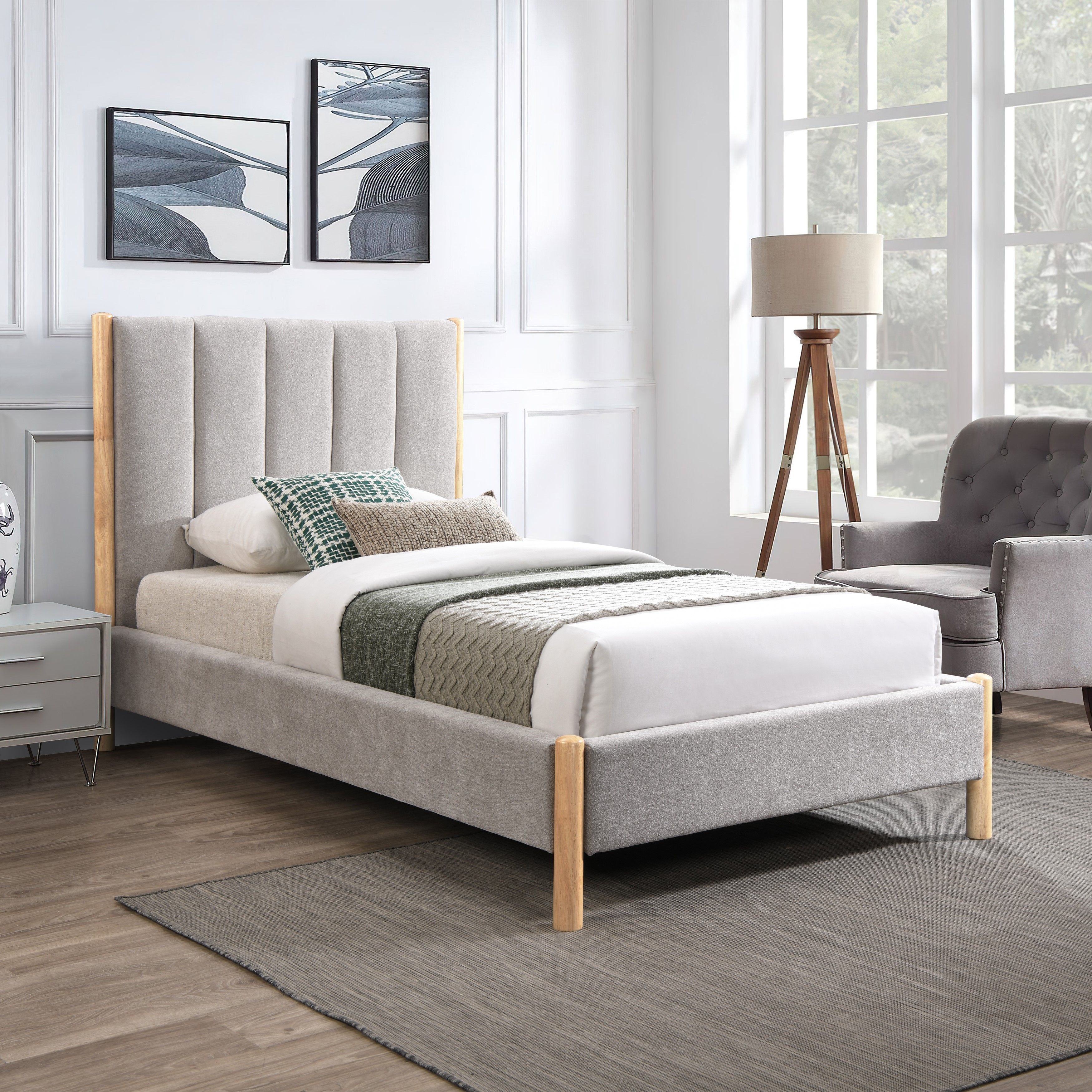 Kona - Twin Bed - Gray