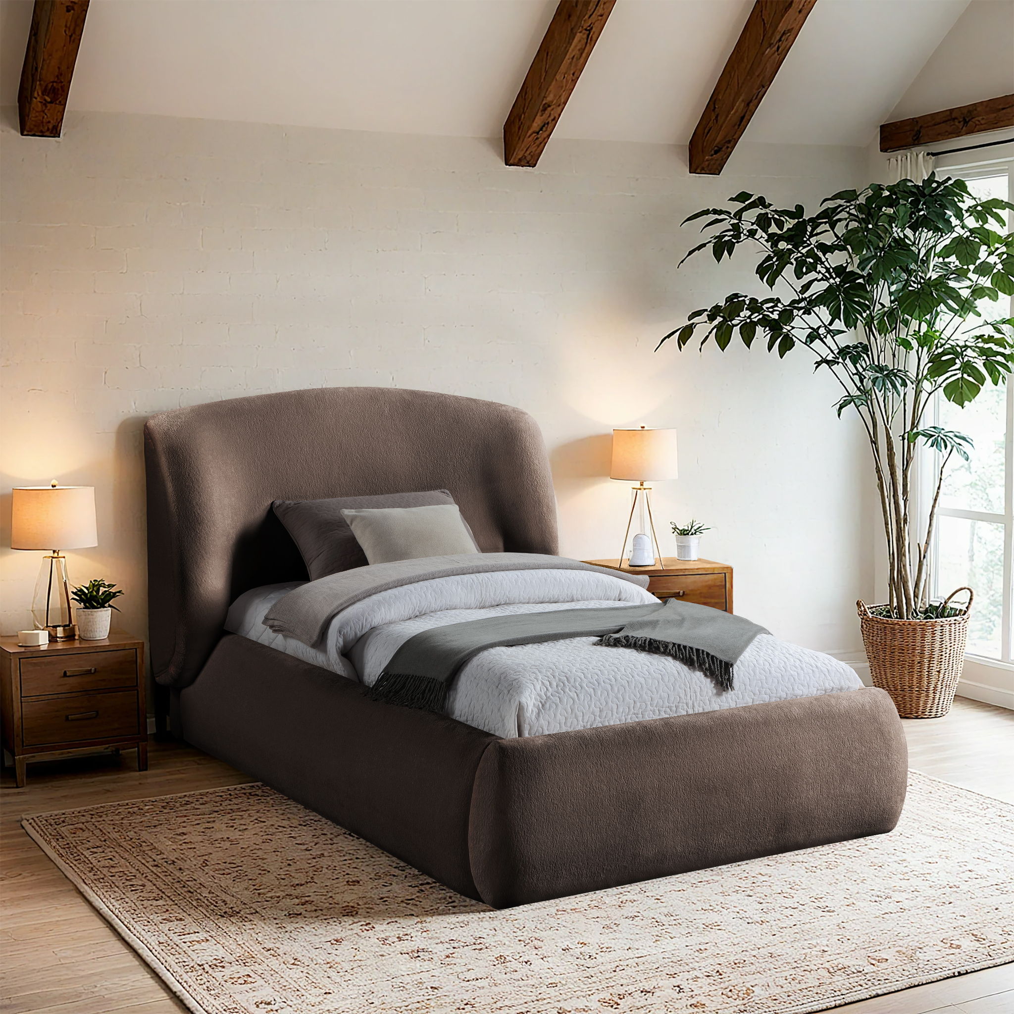 Sandro - Twin Bed - Brown