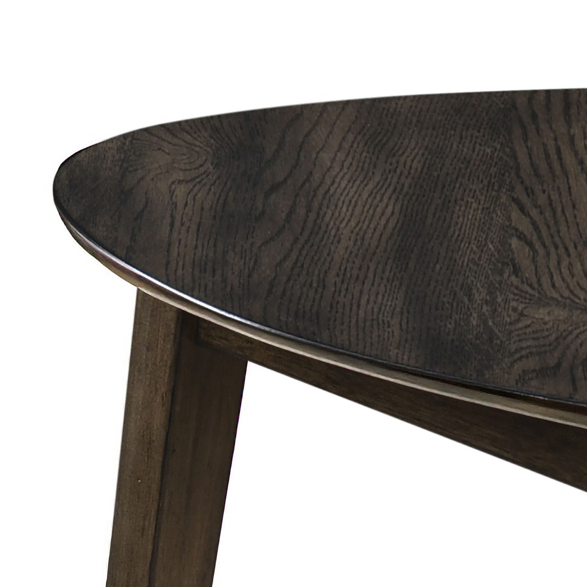 Rex - Guitar Pick Corner Table - Walnut, dark brown, view 5