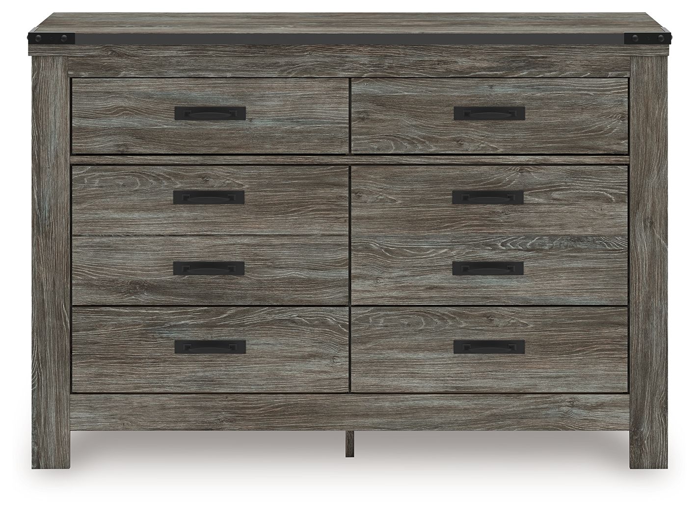 Ashley Furniture Frandern - Six Drawer Dresser - Gray - Image 4