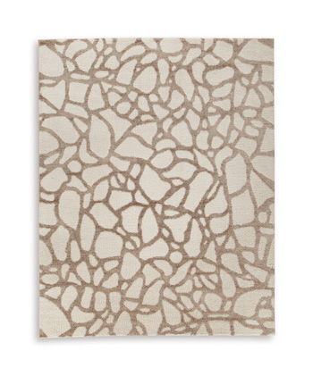 Wessonland – 8′ x 10′ Rug – Ivory / Brown / Gray