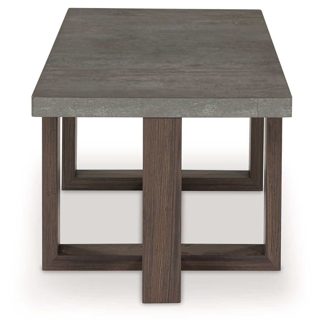 Ashley Furniture Dynnford - Occasional Table Set (Set of 3) - Gray / Brown - Image 8