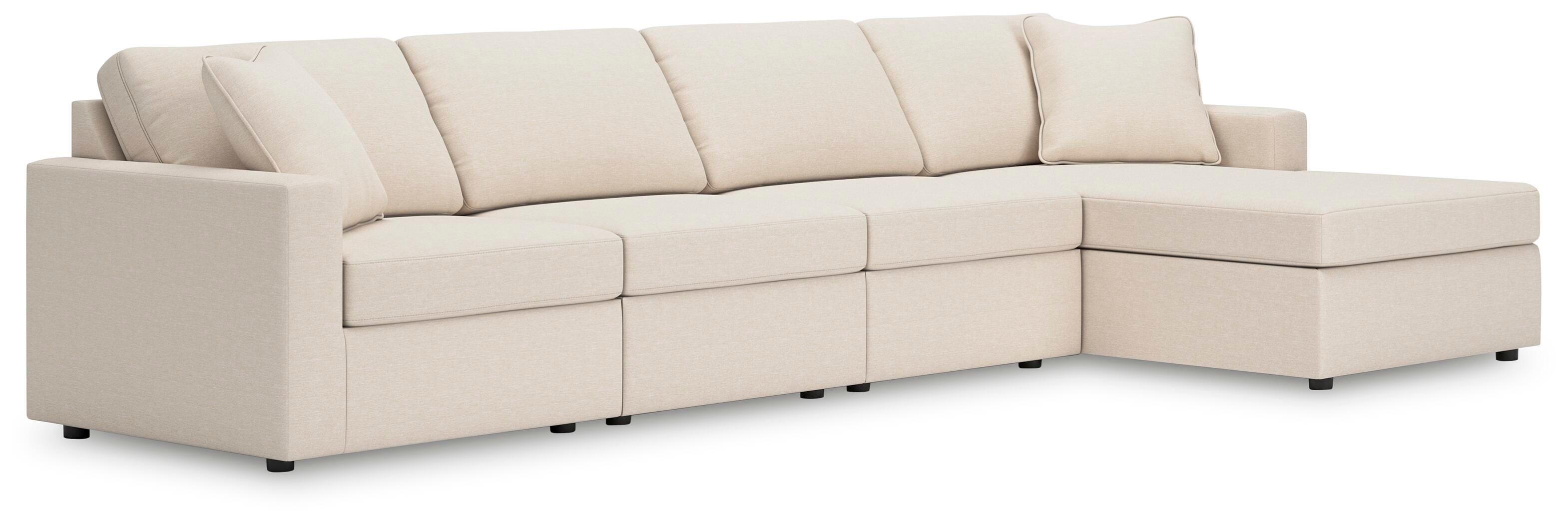 Modmax – 4-Piece Sectional With Raf Corner Chaise – Oyster