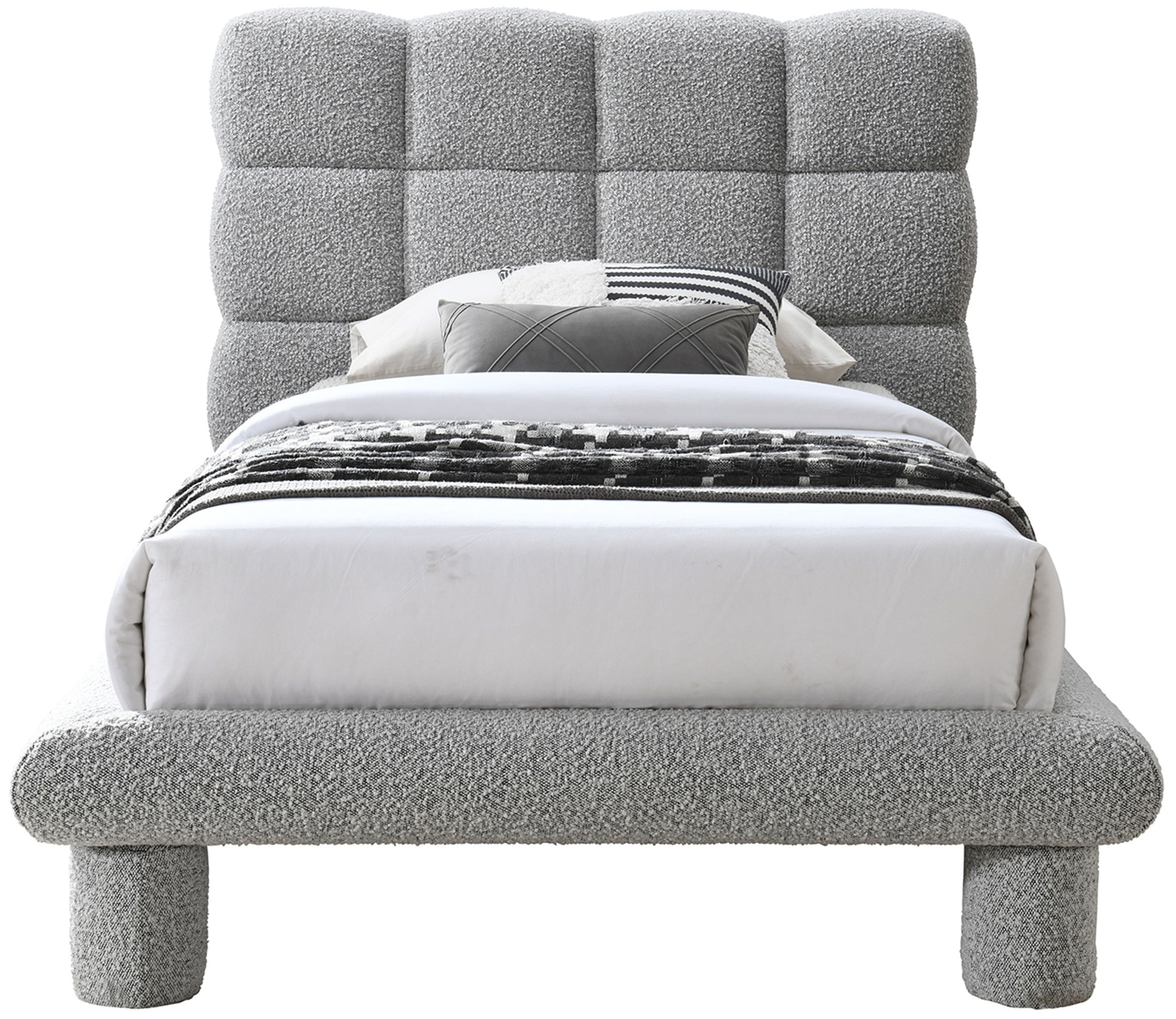 Deco - Twin Bed - Gray