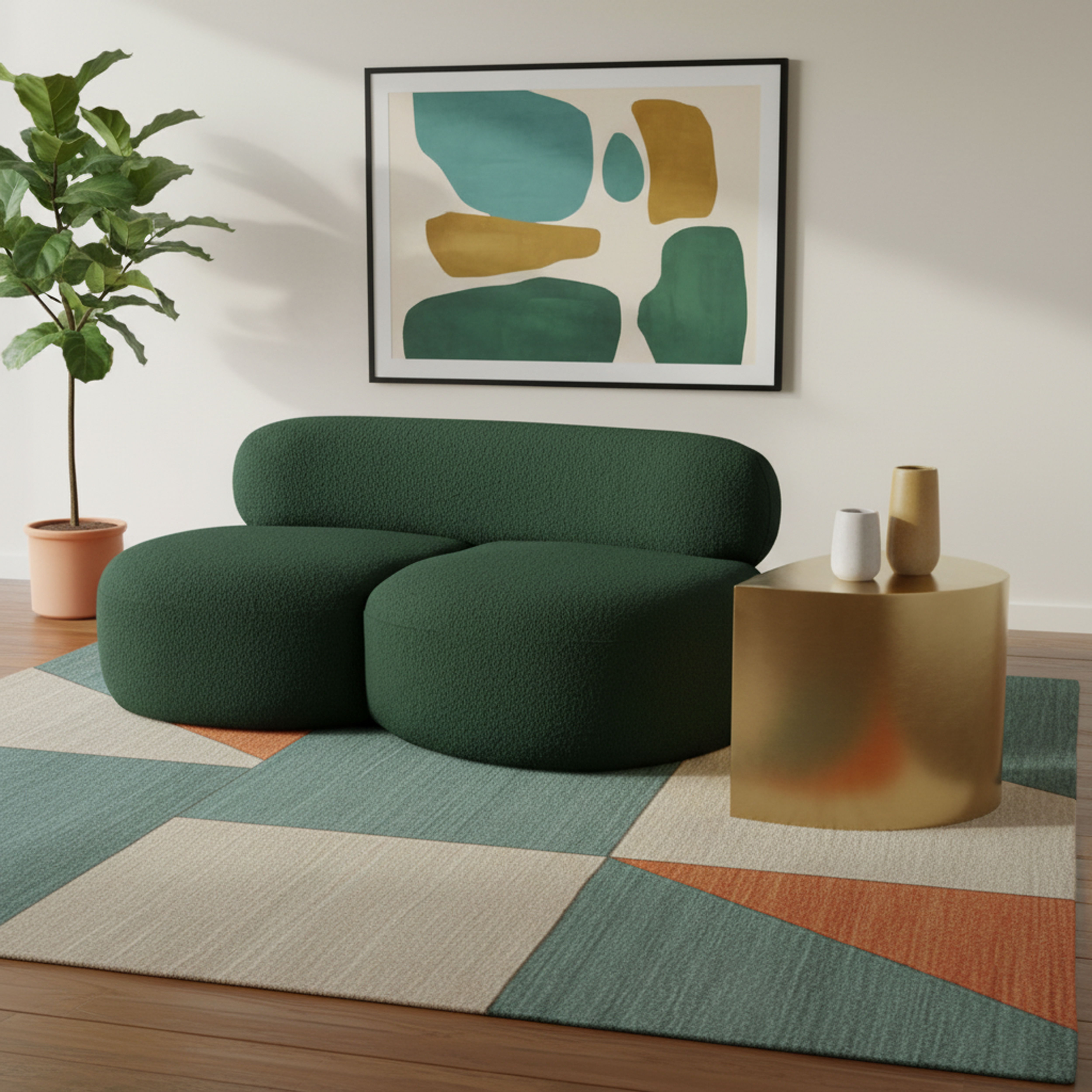 Venti - Loveseat - Green