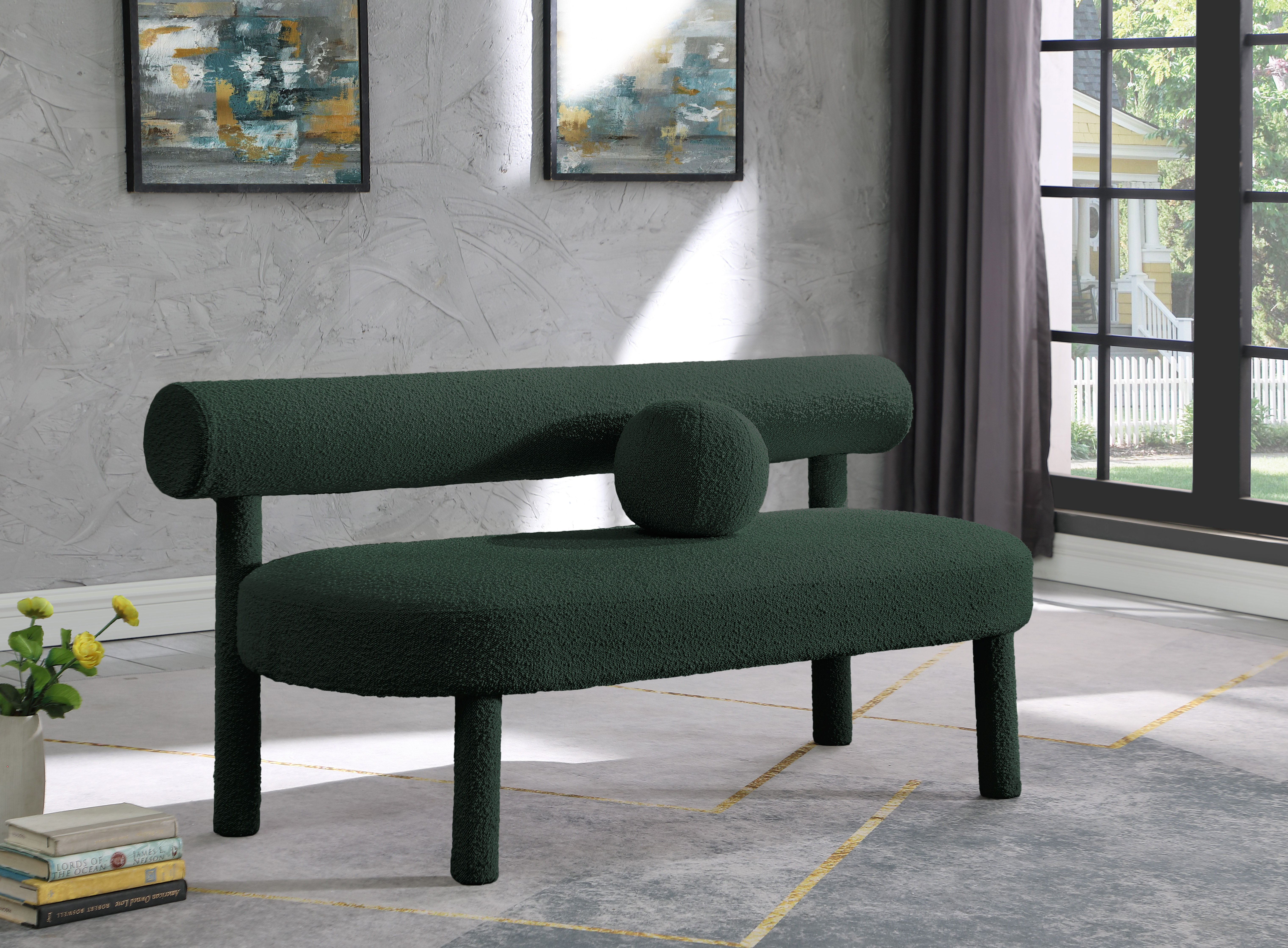 Parlor - Bench - Green
