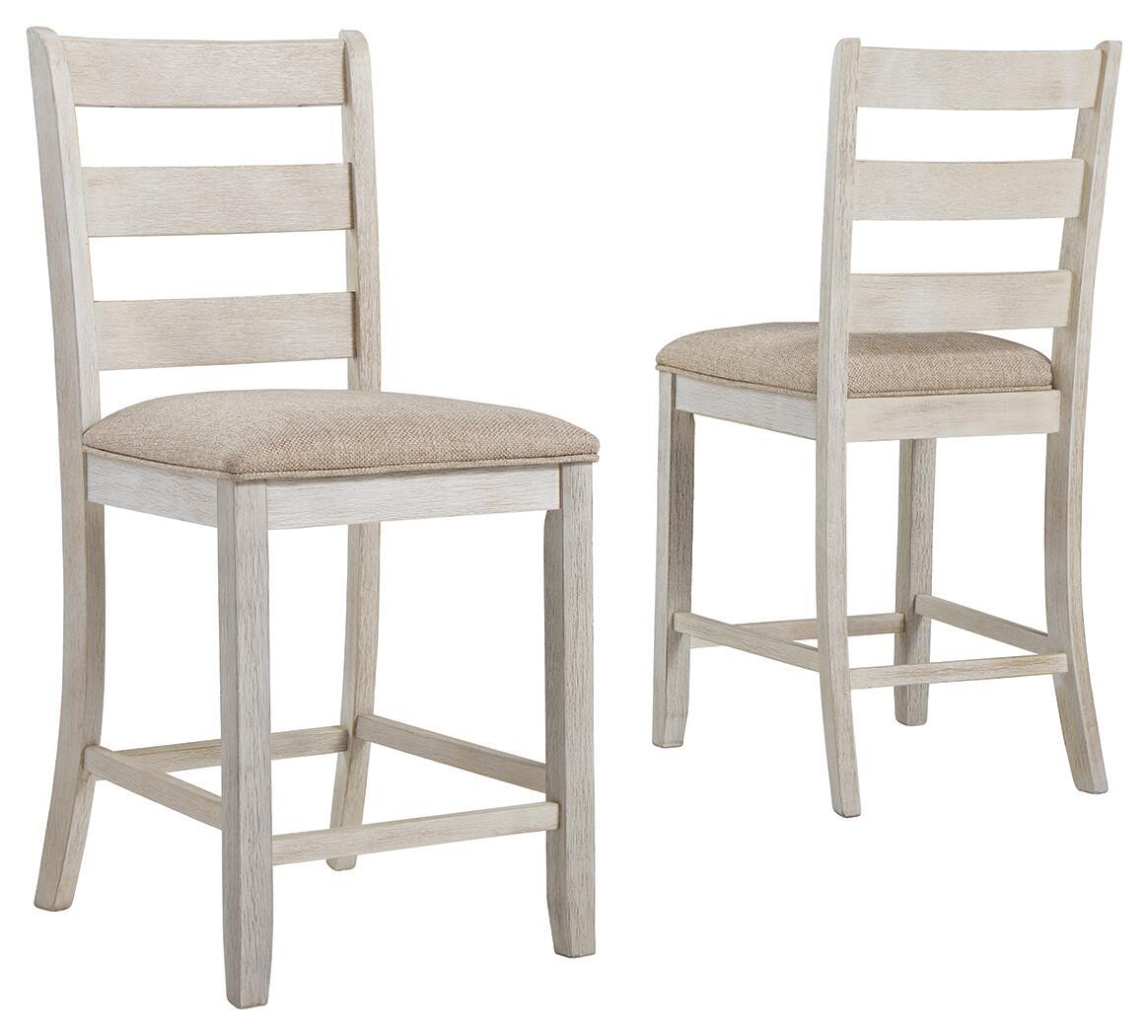 Skempton – Upholstered Barstool (Set of 2) – White