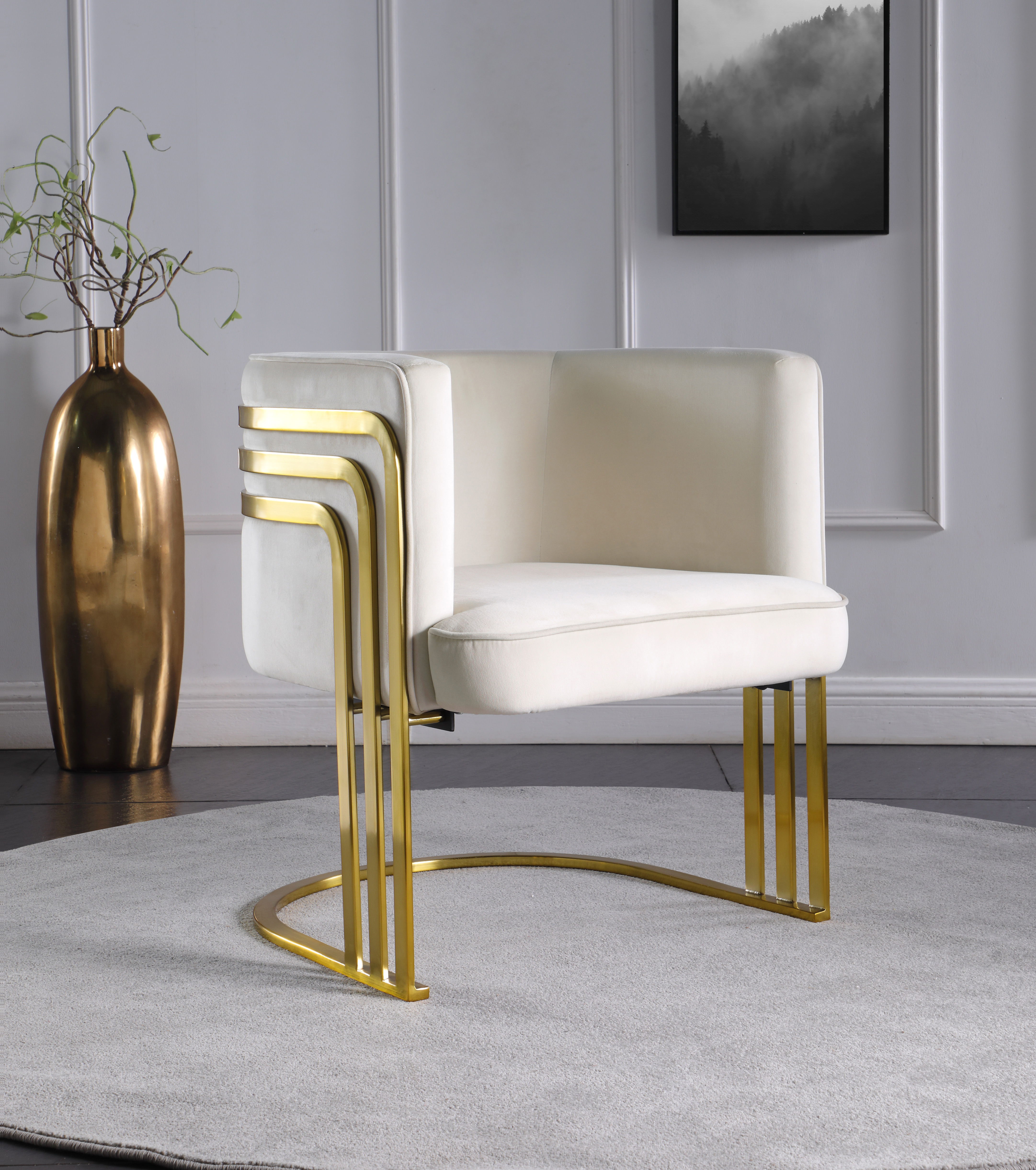 Rays - Accent Chair - Cream