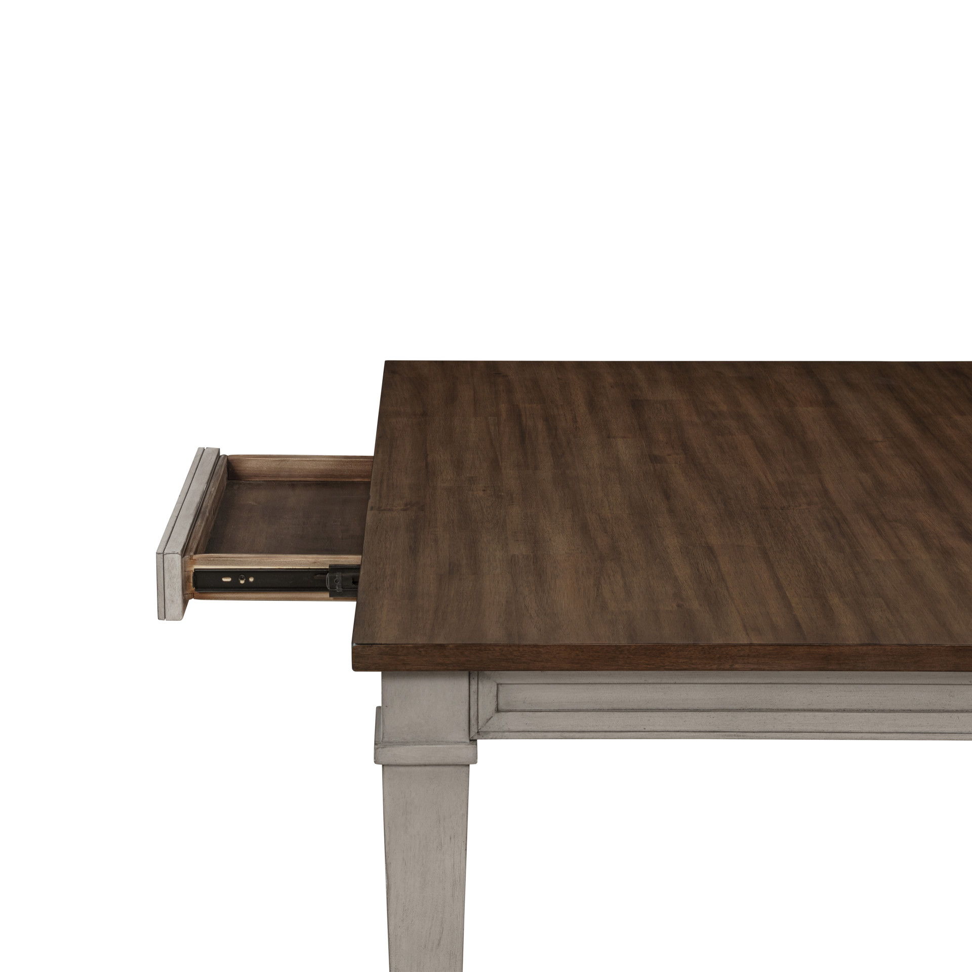 Mariana - Rectangle Dining Table - Vintage Creme, gray, view 7