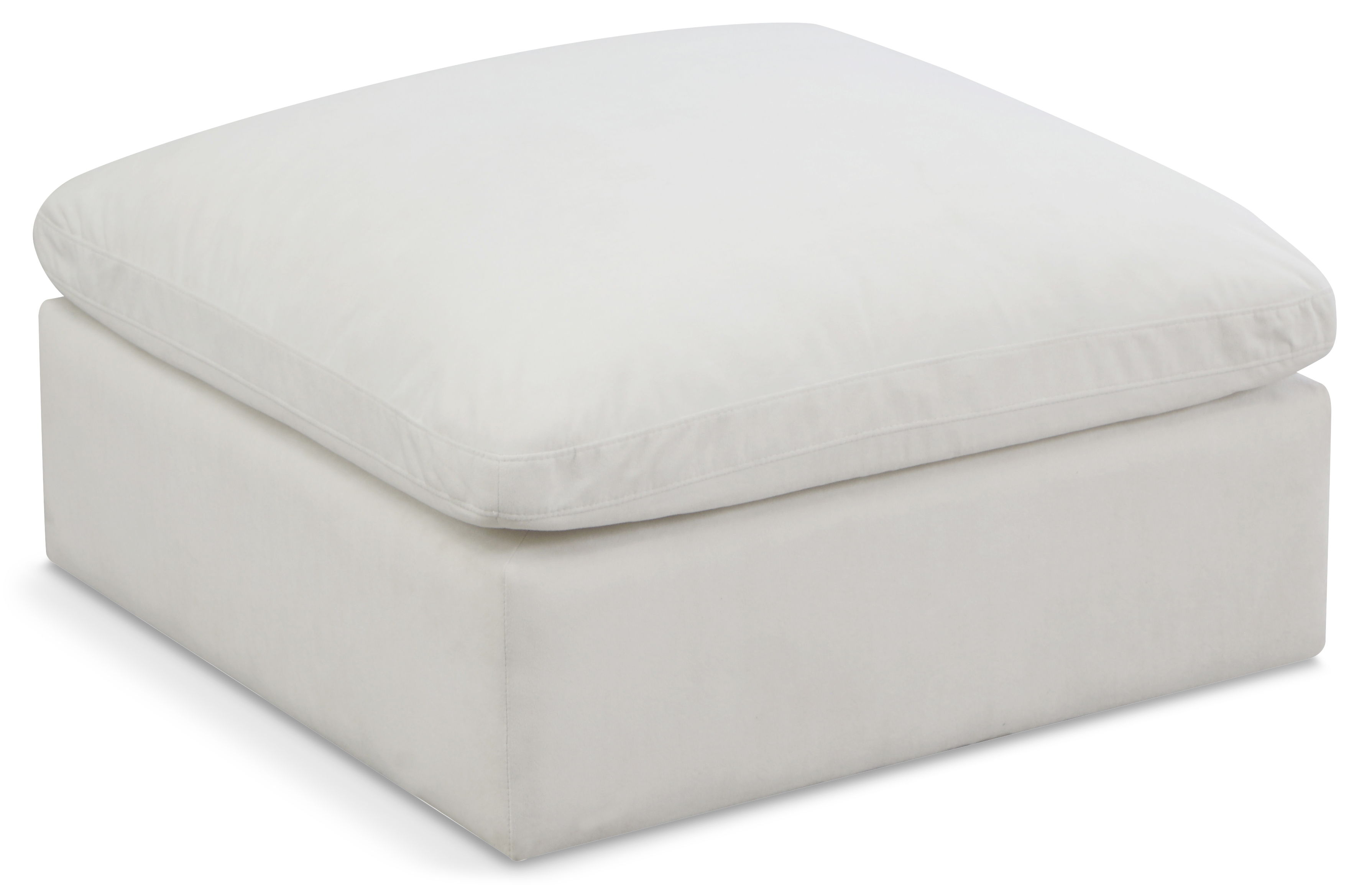 Plush - Ottoman - Cream