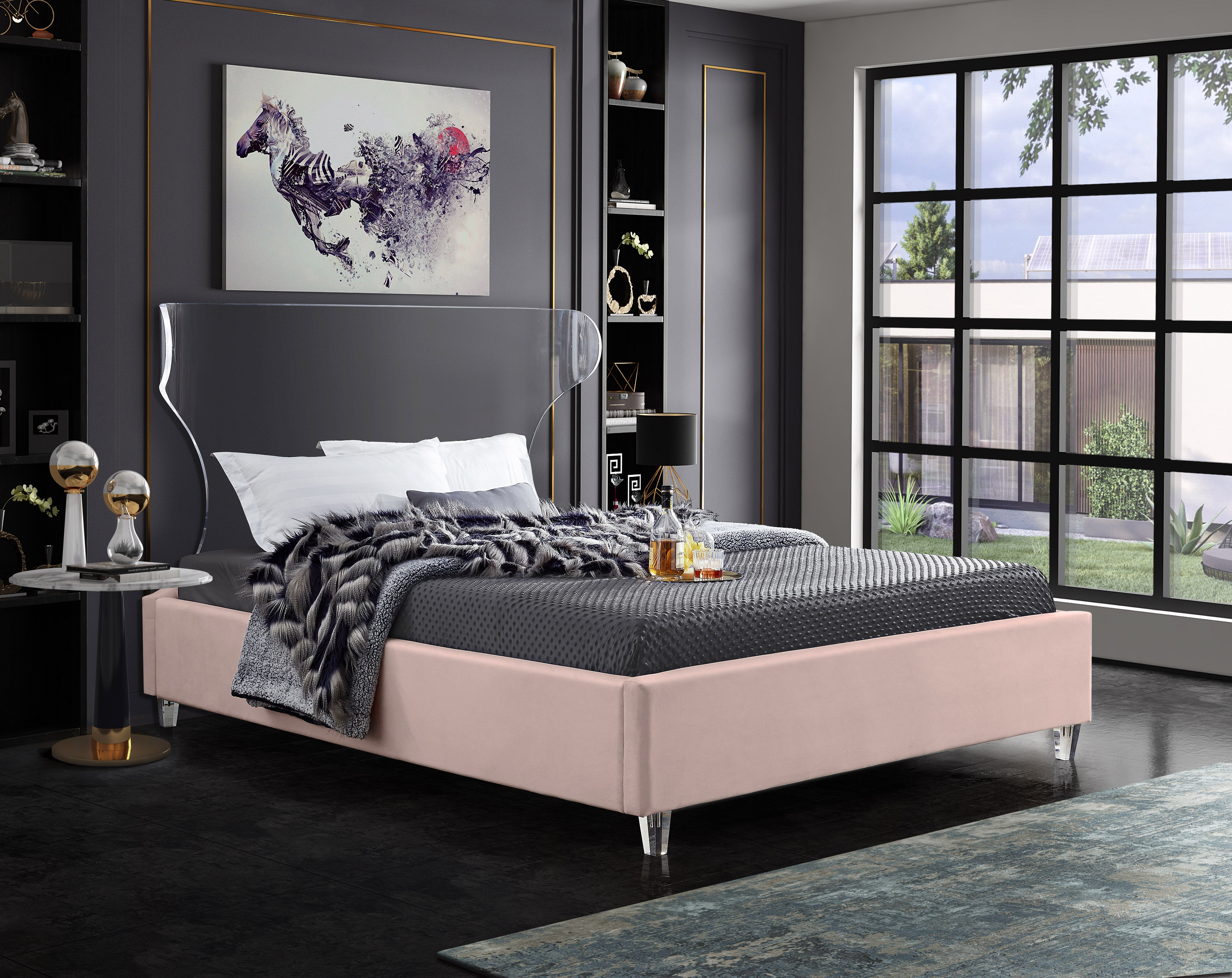 Ghost - King Bed - Pink