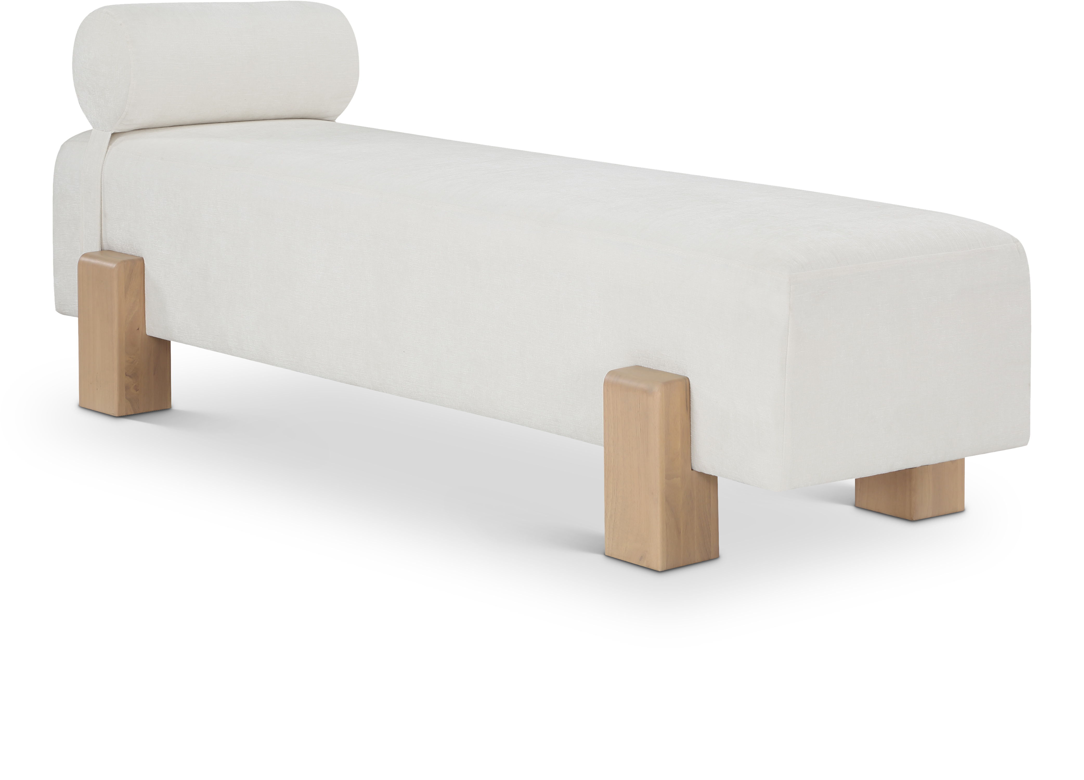 Edison - Fabric Bench - Cream