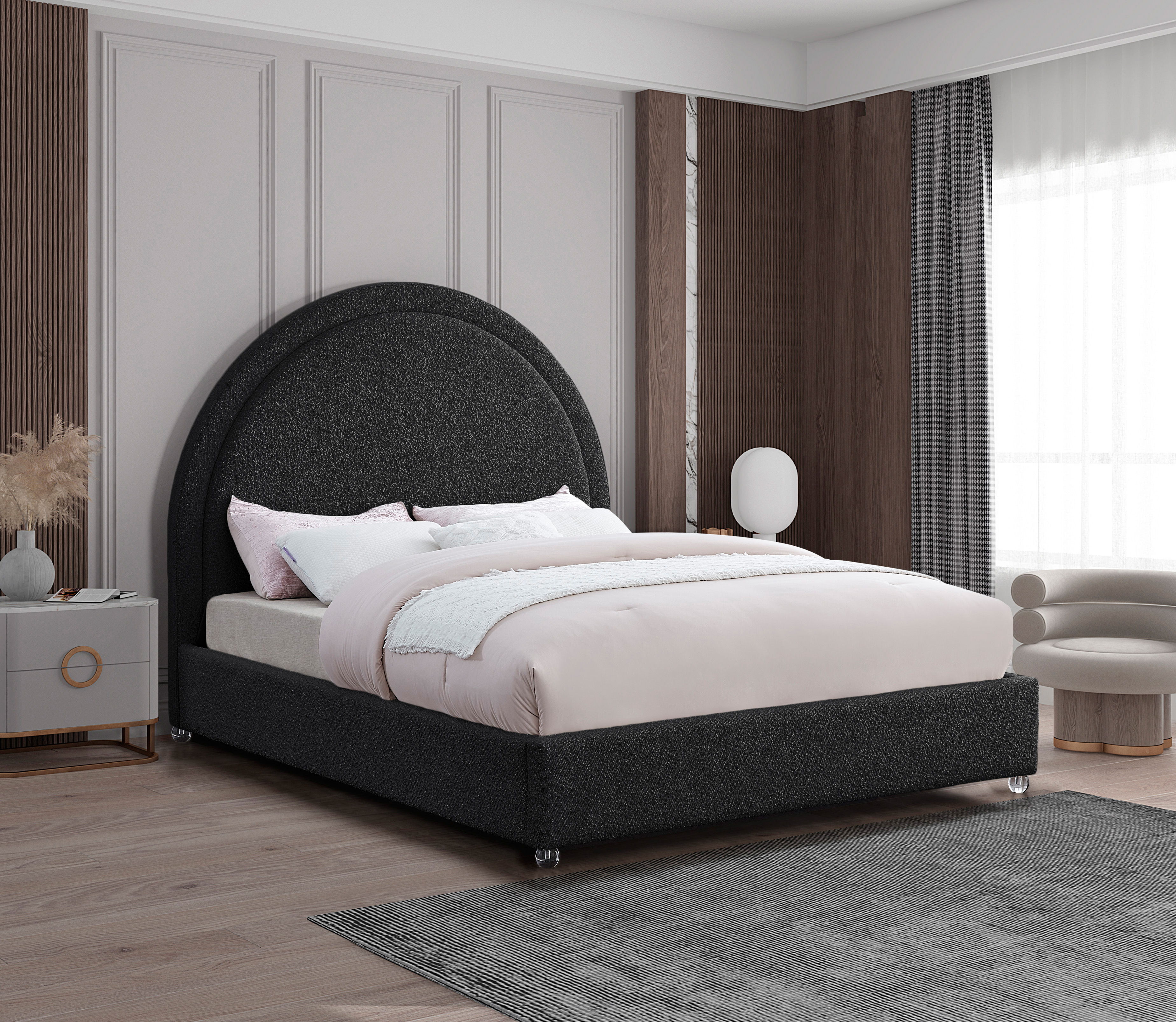 Milo - King Bed - Black
