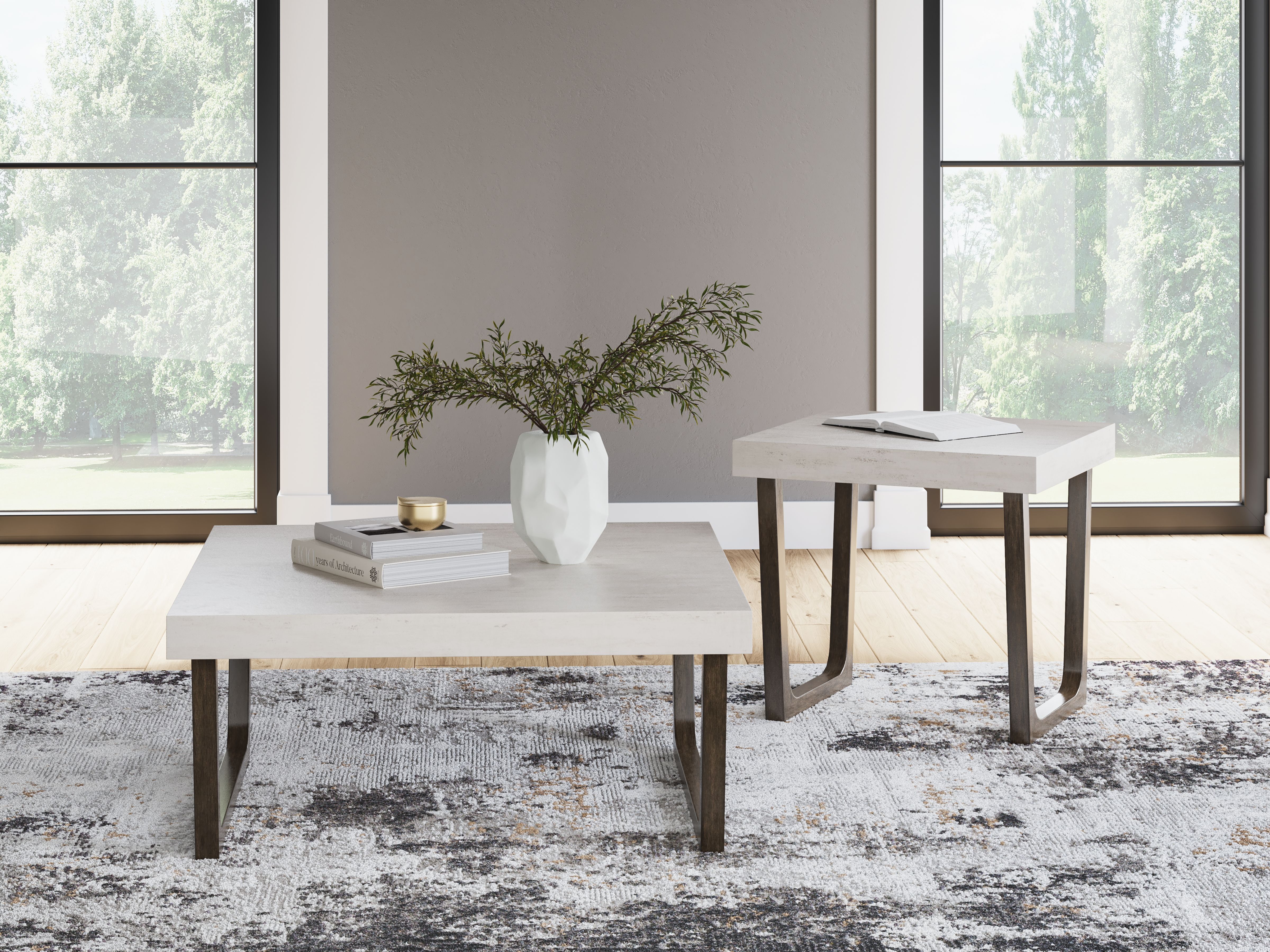 Ashley Furniture Westenfort - Occasional Table Set (Set of 2) - Espresso / Gray - Image 2
