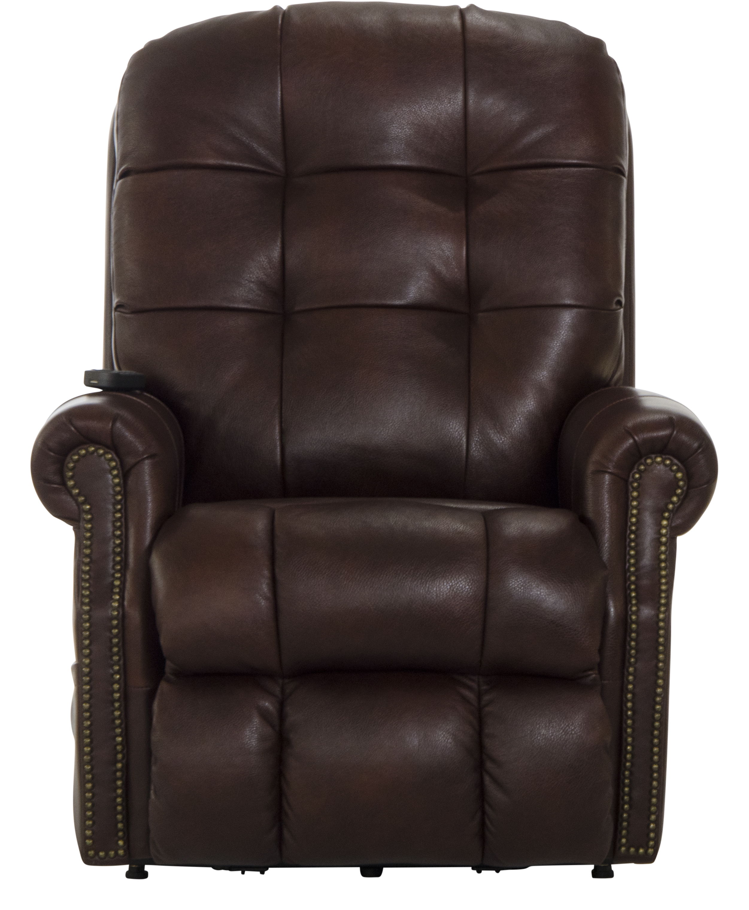 Madison - Power Lift Lay Flat Recliner With Heat & Massage (Italian Leather) - Walnut
