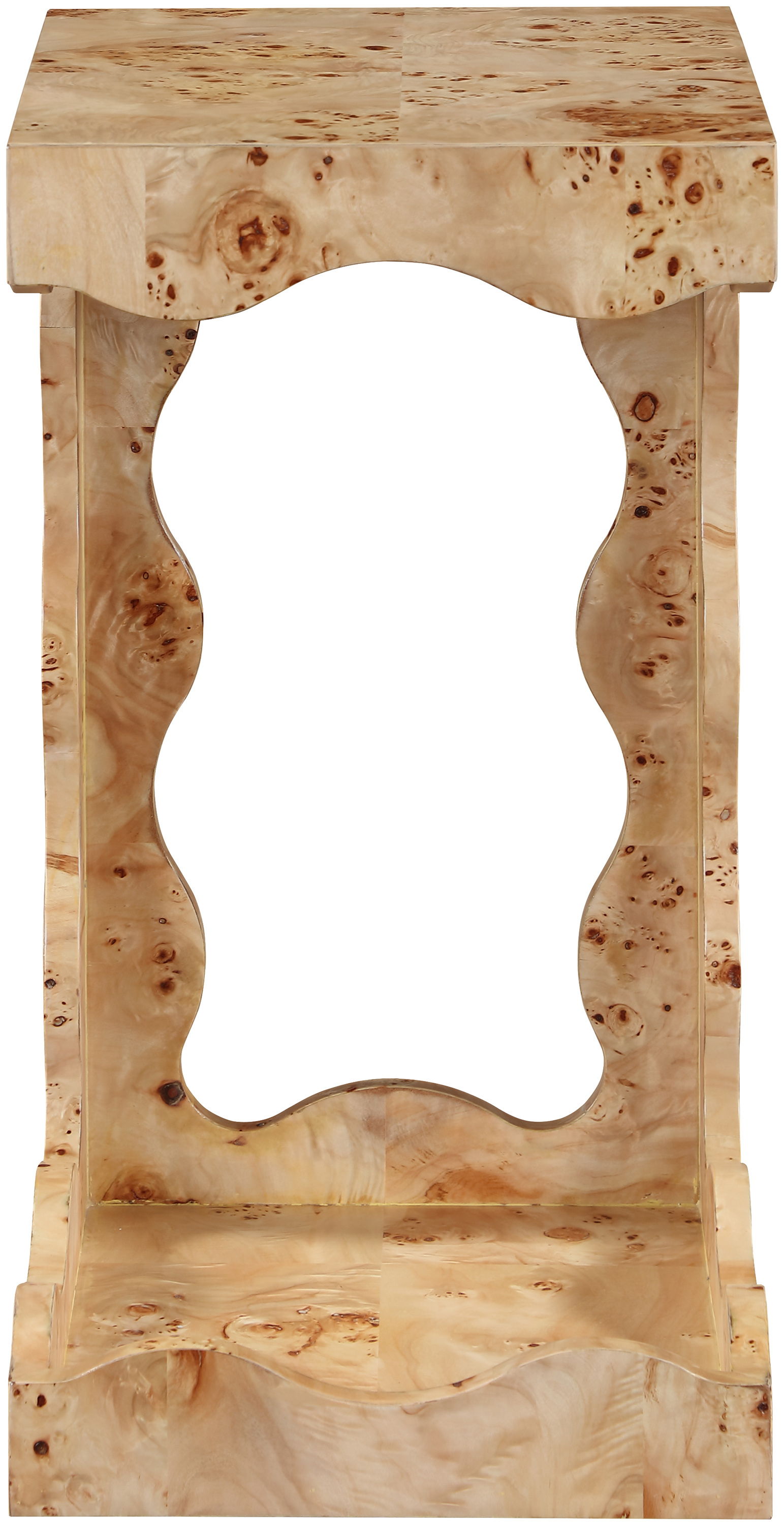Vassa - Burl Veneer End Table - Natural
