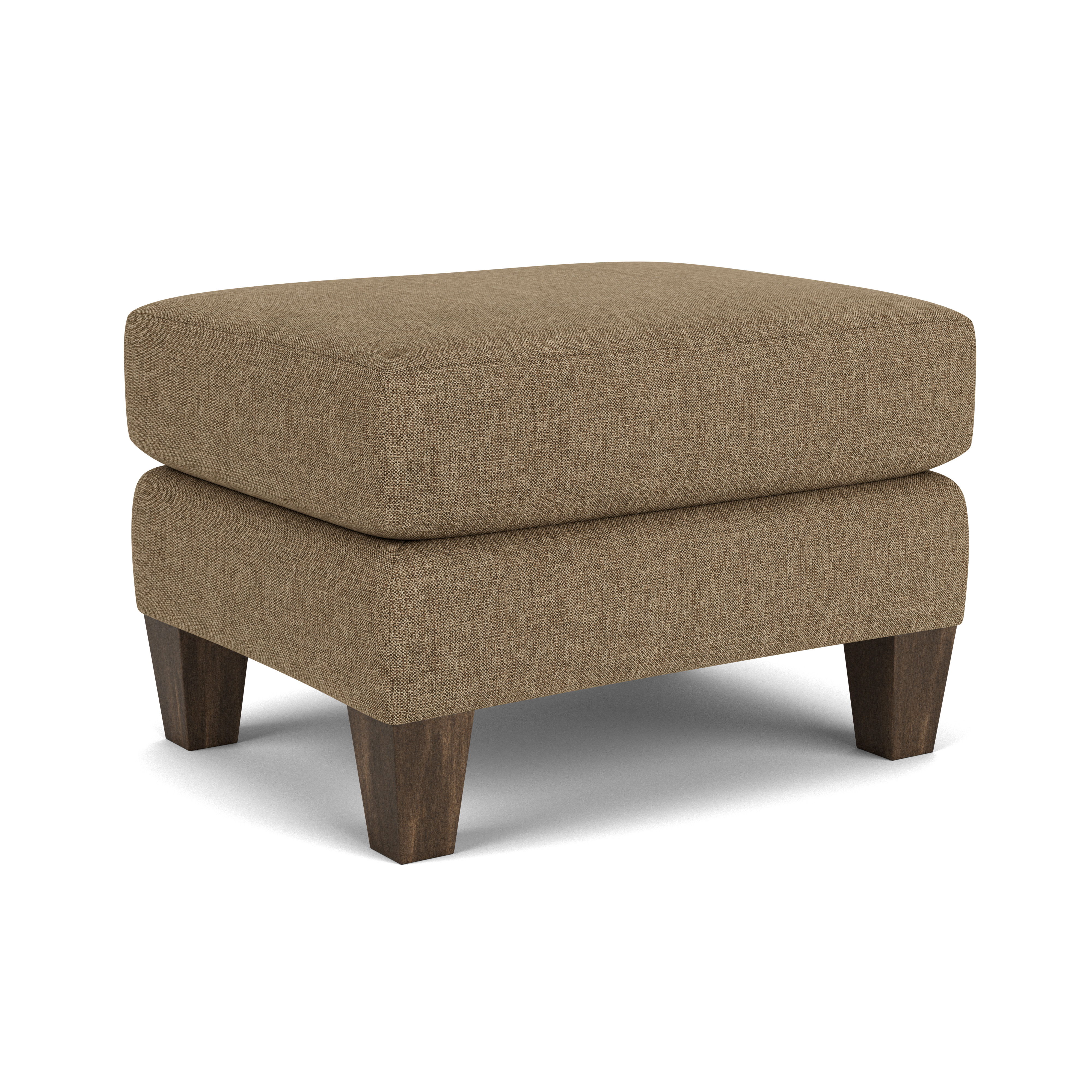 Lloyd - Fabric Ottoman, dark gray, view 3