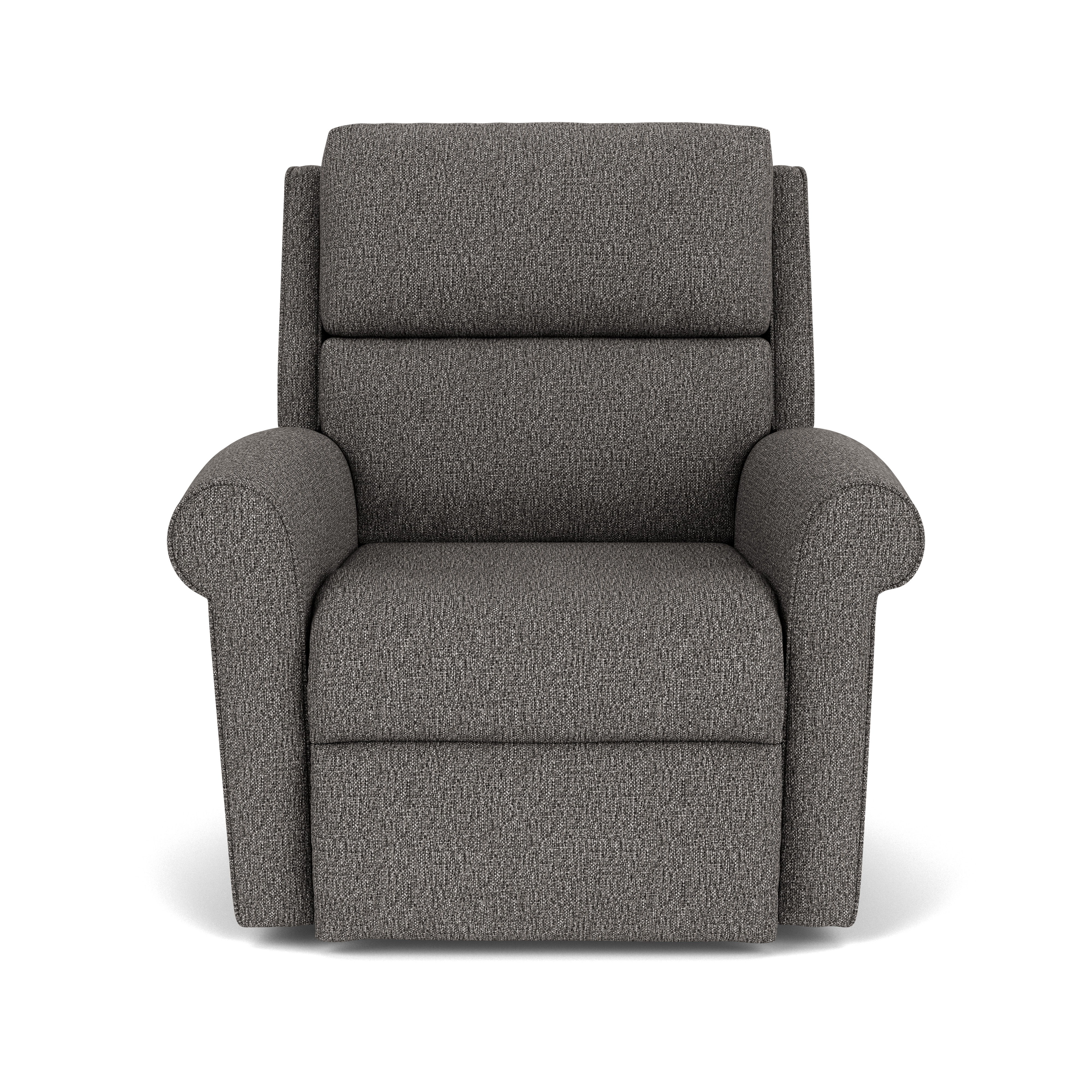 Belle - Traditional Fabric Recliner, gray, view 4