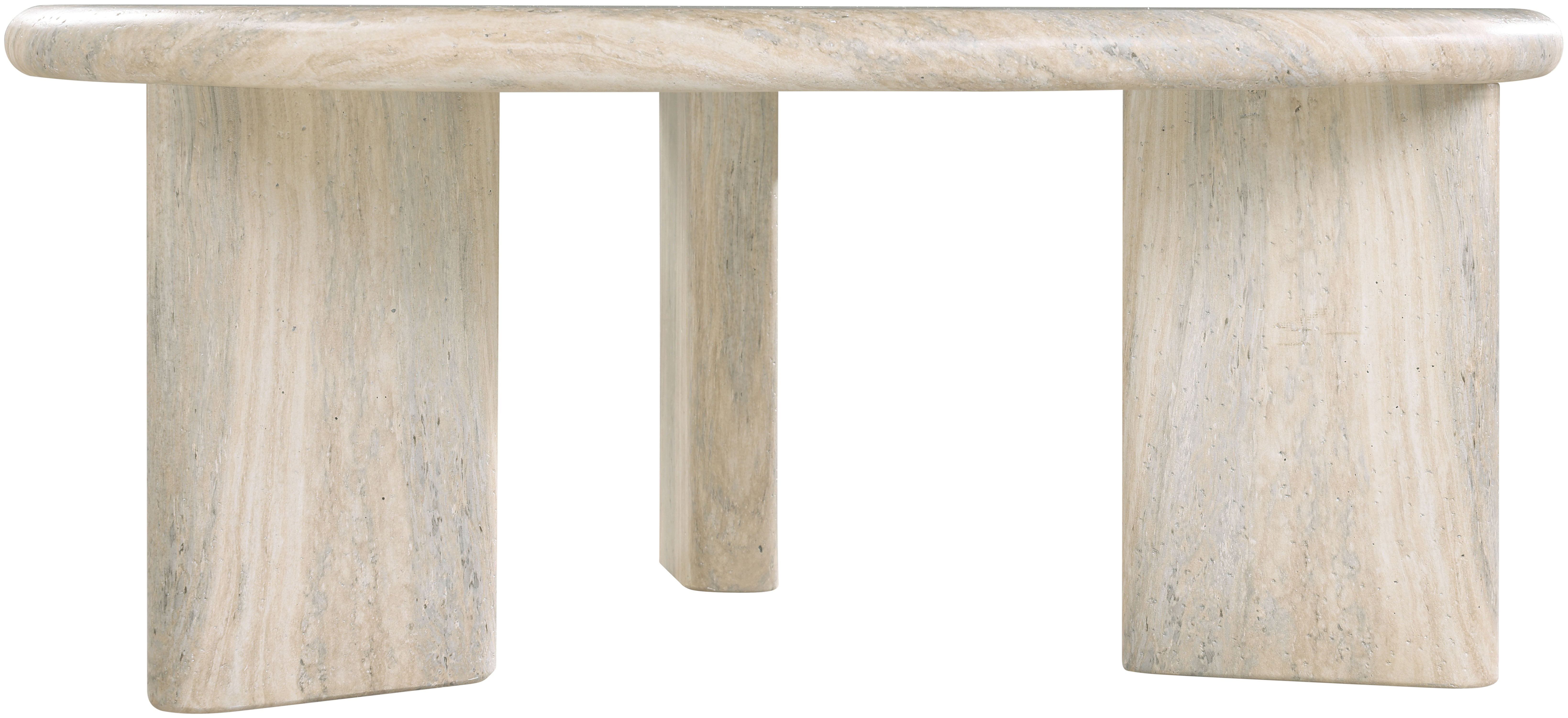 Avaya - Concrete And Fiberglass Indoor / Outdoor Coffee Table - Natural
