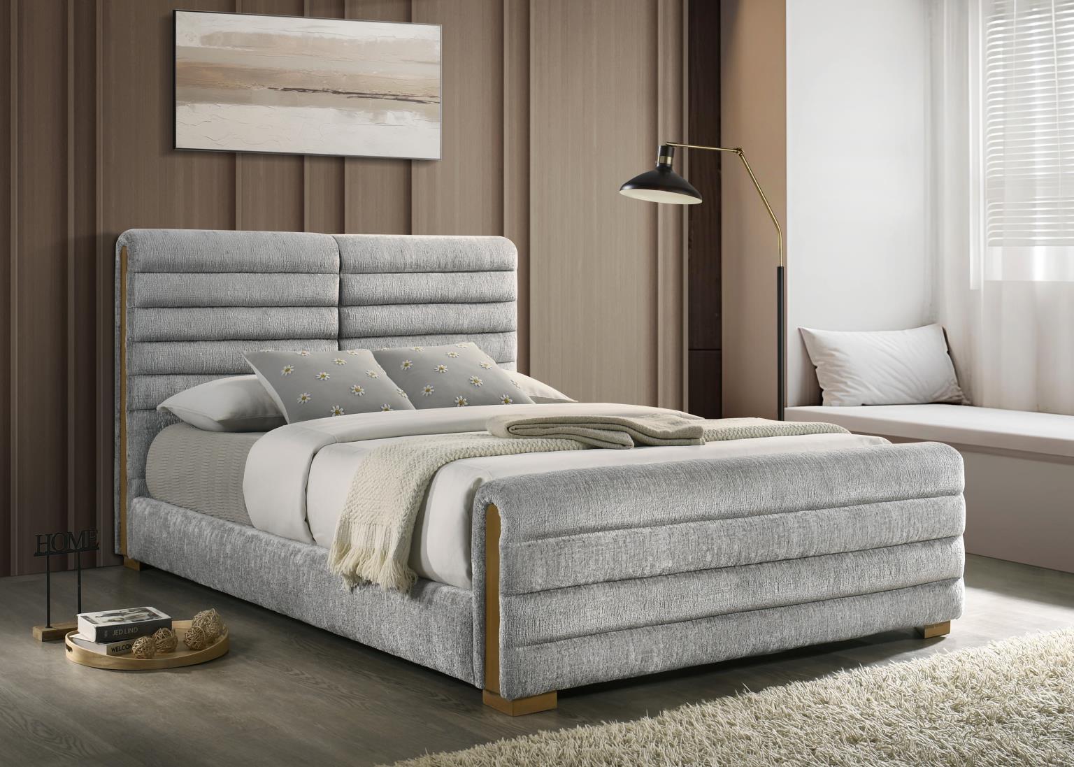 B570 - King Bed - Light Gray