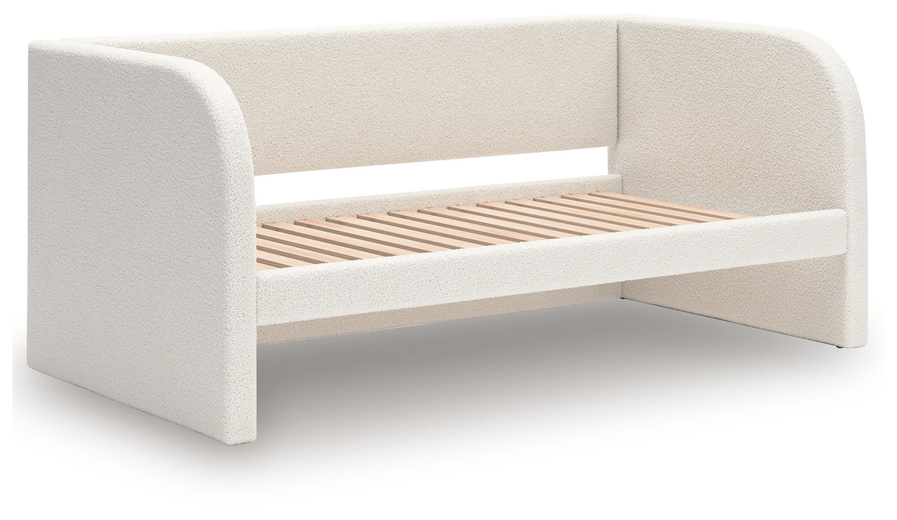 Ashley Furniture Arloster - Twin Upholstered Day Bed - Tan / White - Image 5
