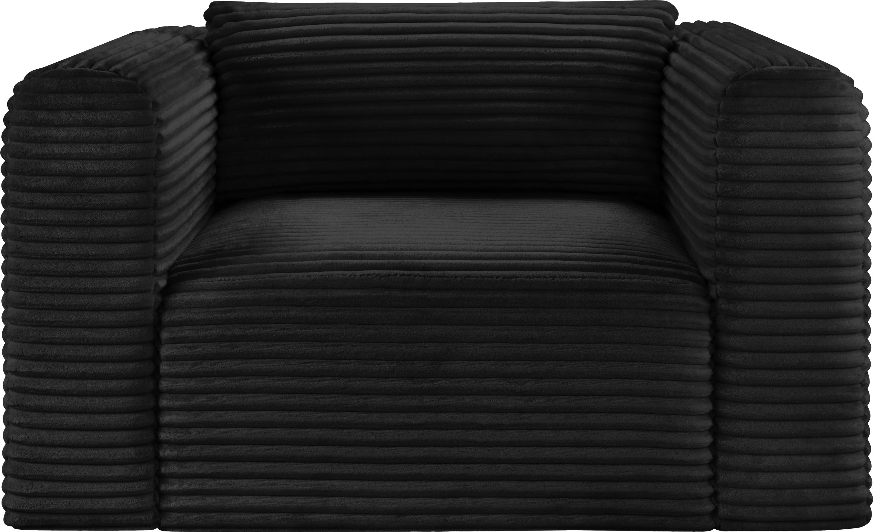 Shaggy - Arm Chair - Black