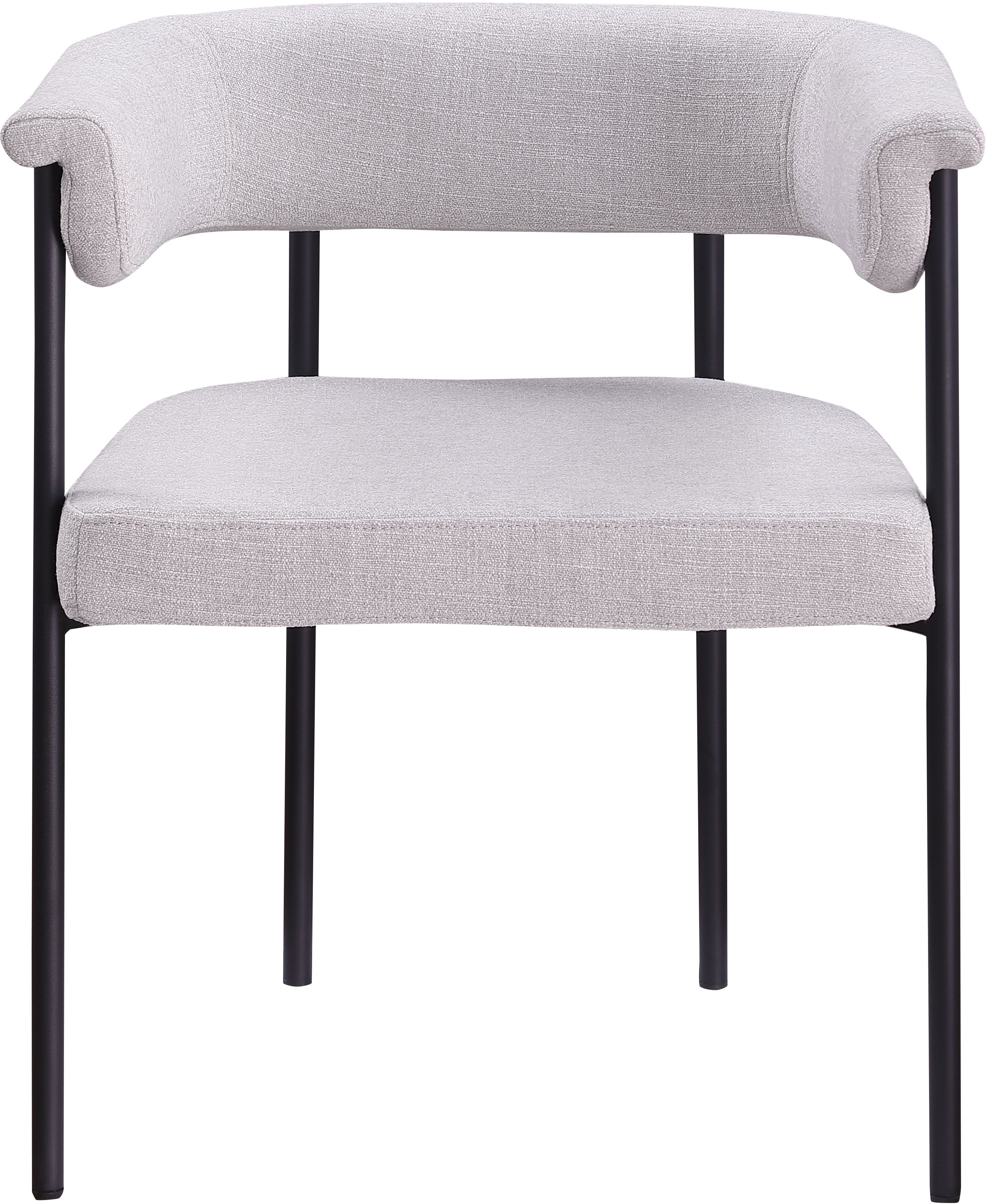 Malin - Linen Dining Chair (Set of 2) - Gray