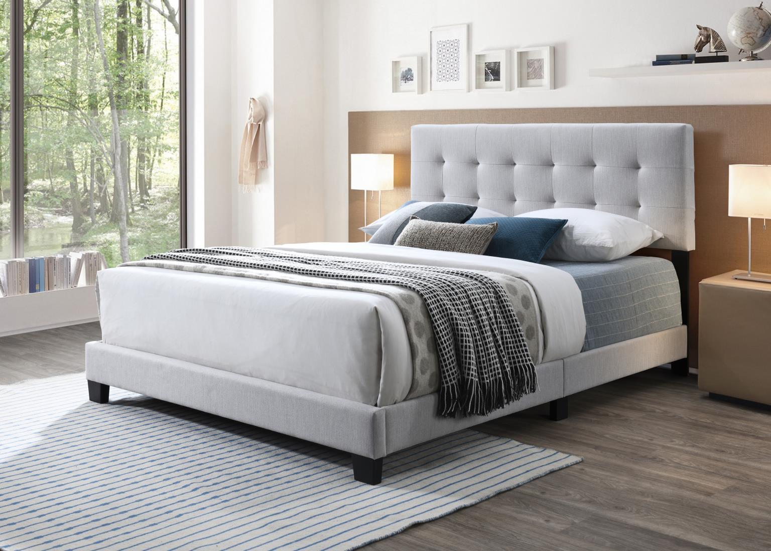 B607 - King Bed - Stone