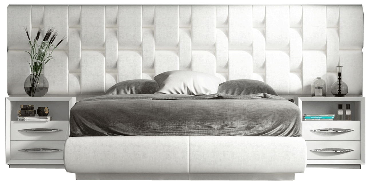 Emporio - Queen Size Bed - White