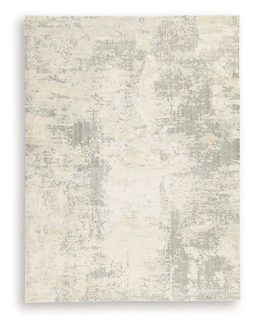 Raif - 8' x 10' Rug - Gray / White / Cream
