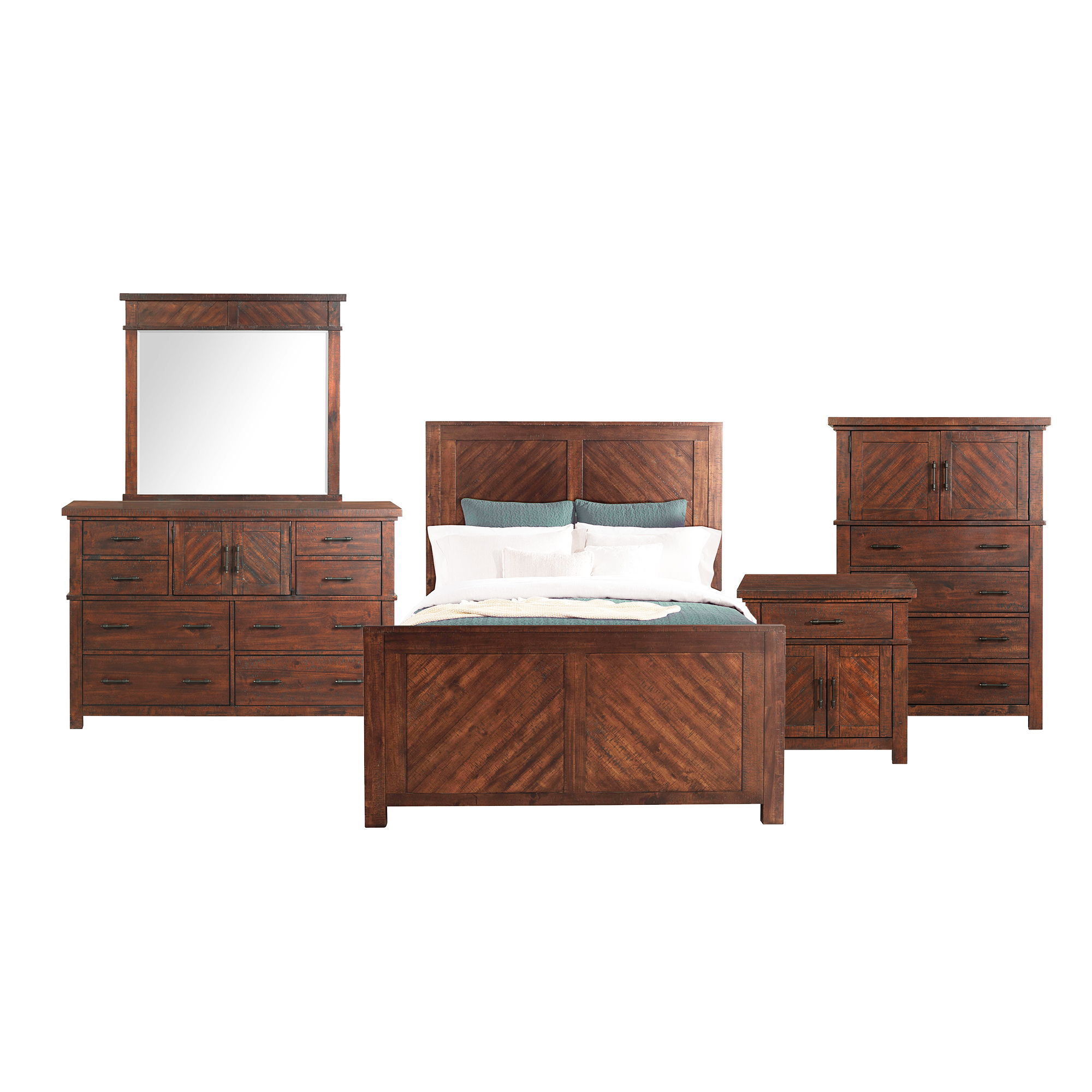 Queen · 5 Pc · Bedroom Set