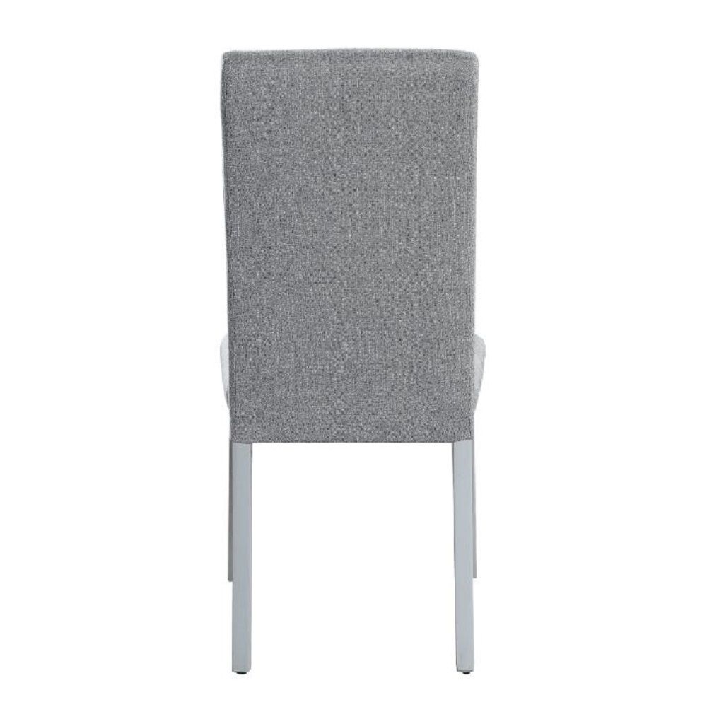 Lanton - Side Chair (Set of 2) - Gray Linen & Antique White, white, view 4