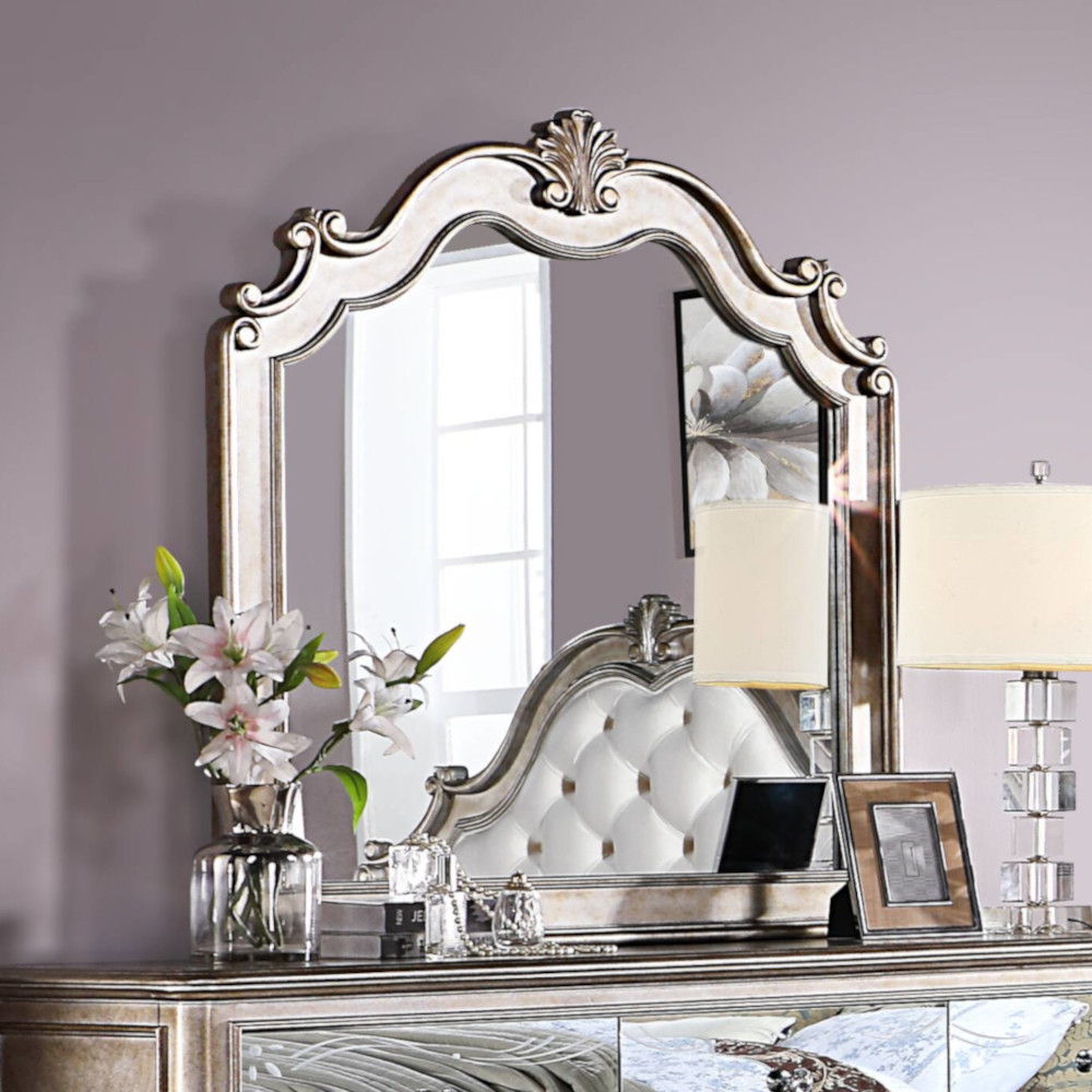 Esteban - Mirror - Antique Champagne, beige