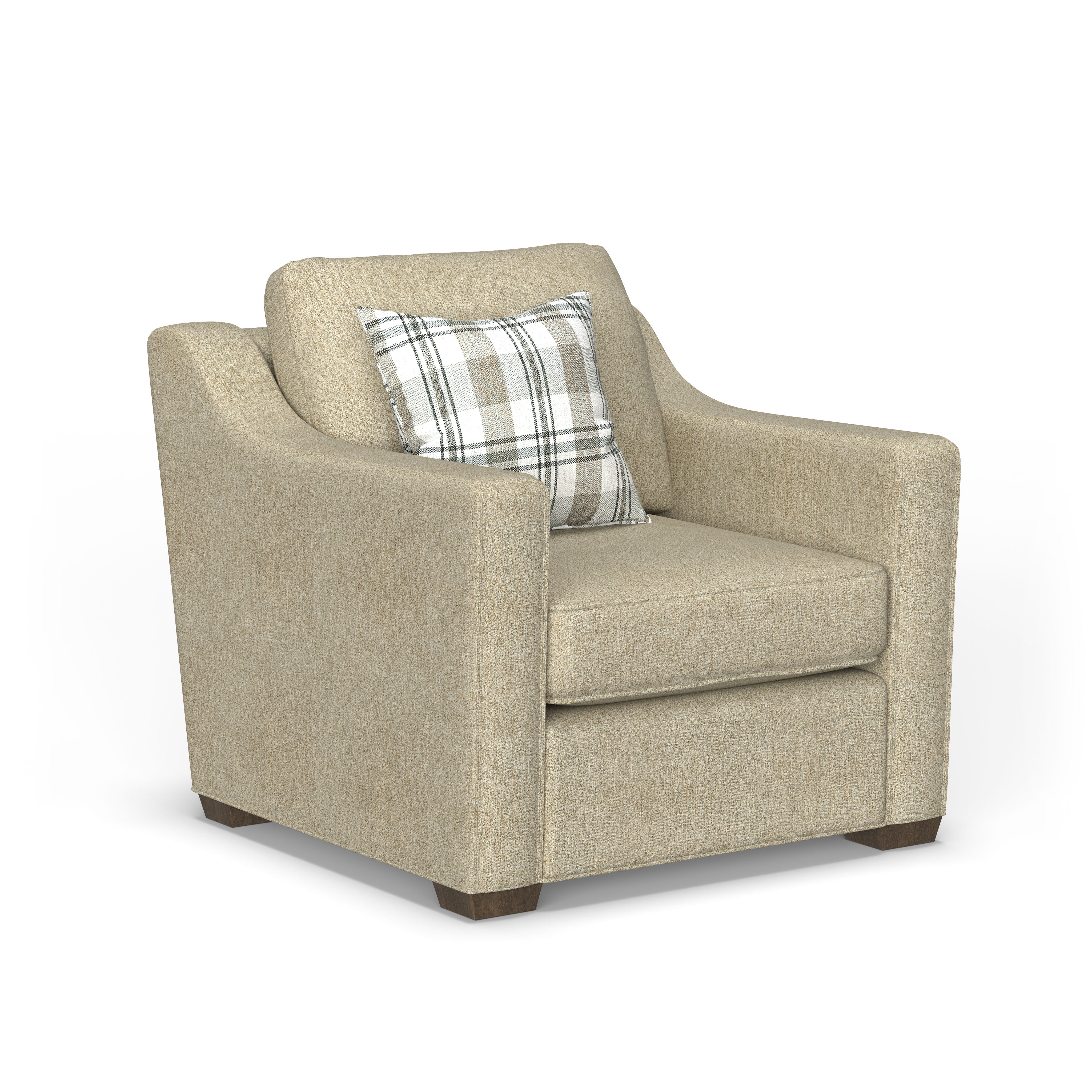 Milo - Fabric Chair, beige