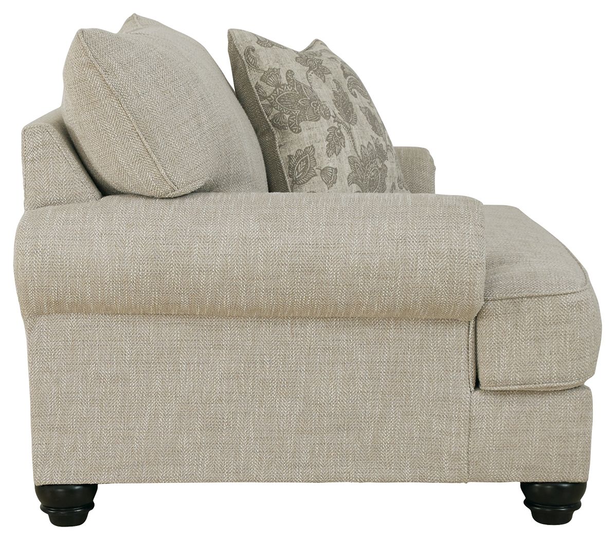 Ashley Furniture Asanti - Chair and a Half - Fog - Image 4