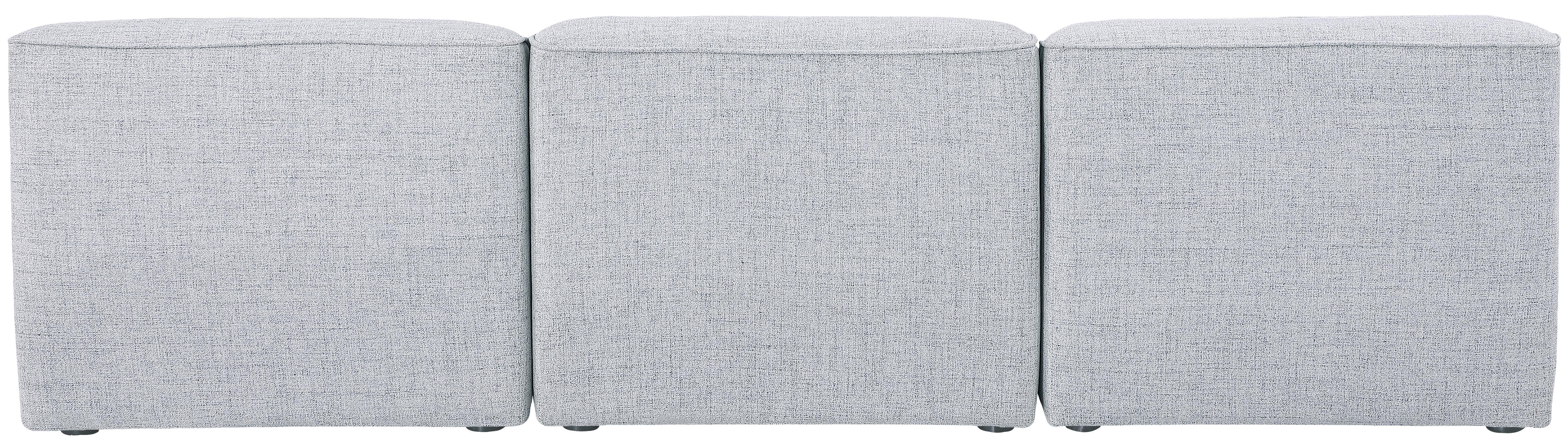 Miramar - 3 Piece Armless Modular Sofa - Gray