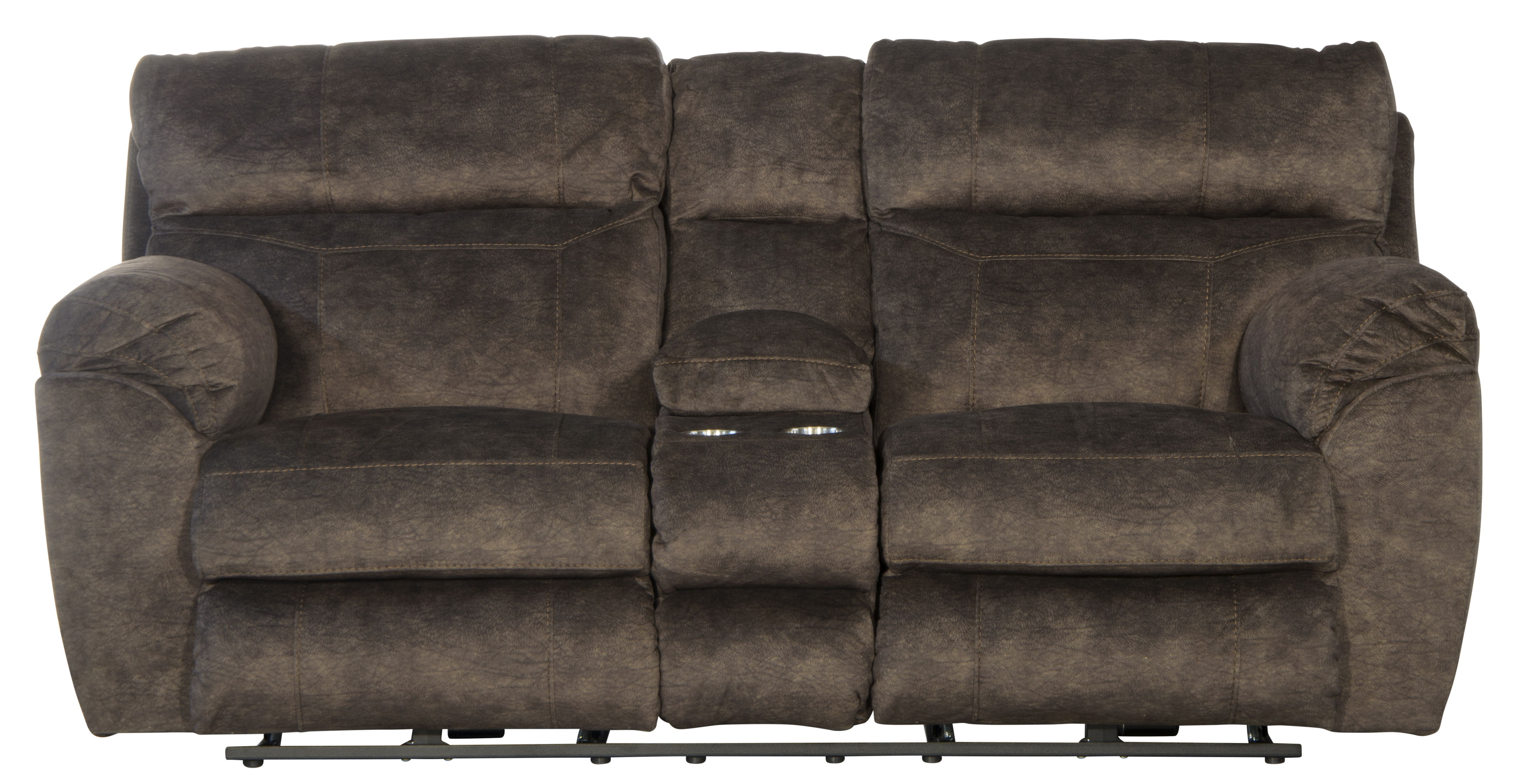 Sedona - Power Lay Flat Reclining Console Loveseat With Power Adjustable Headrest & Lumbar - Mocha