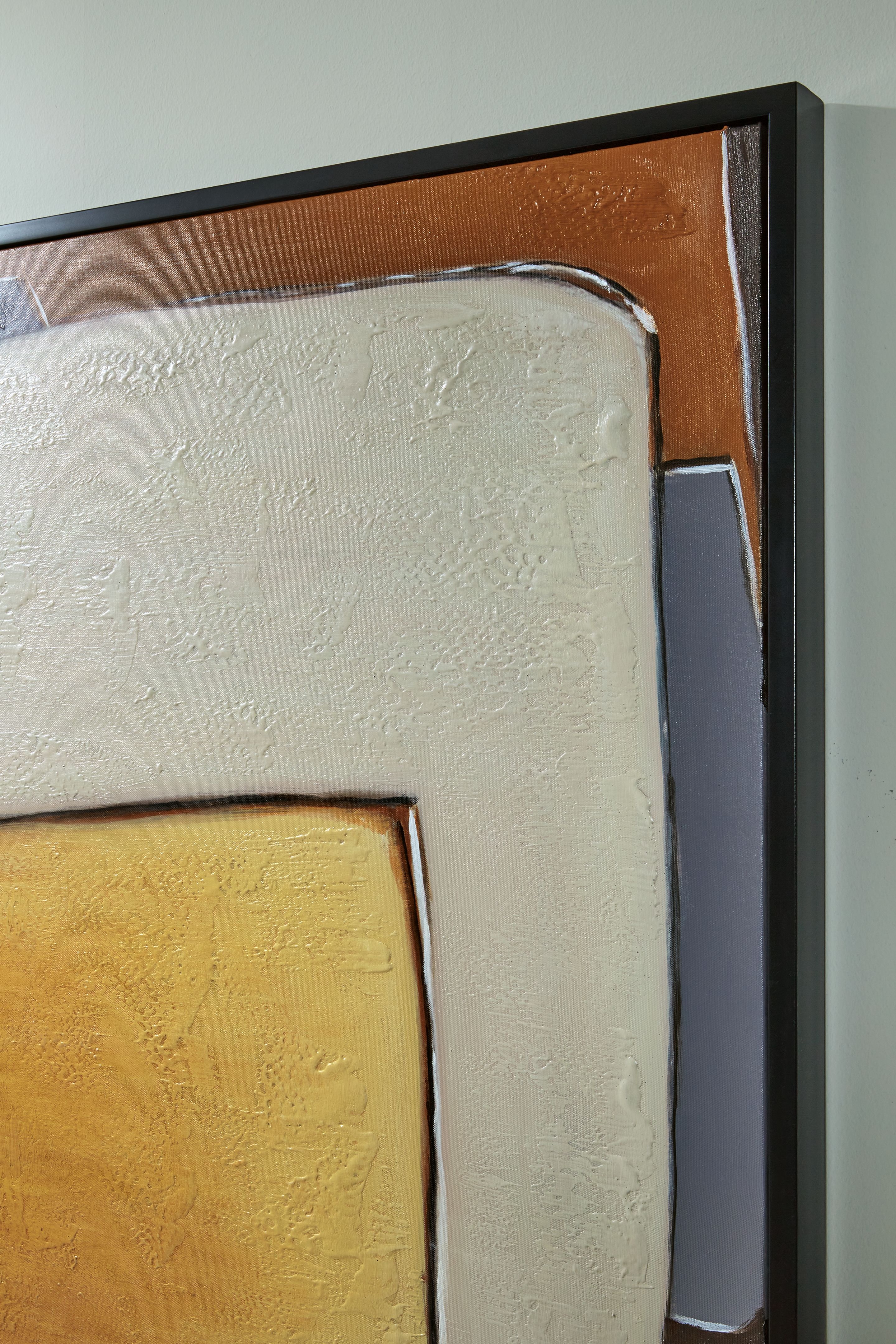 Ashley Furniture Actman - Wall Art - Cream / Brown / Gray - Image 8