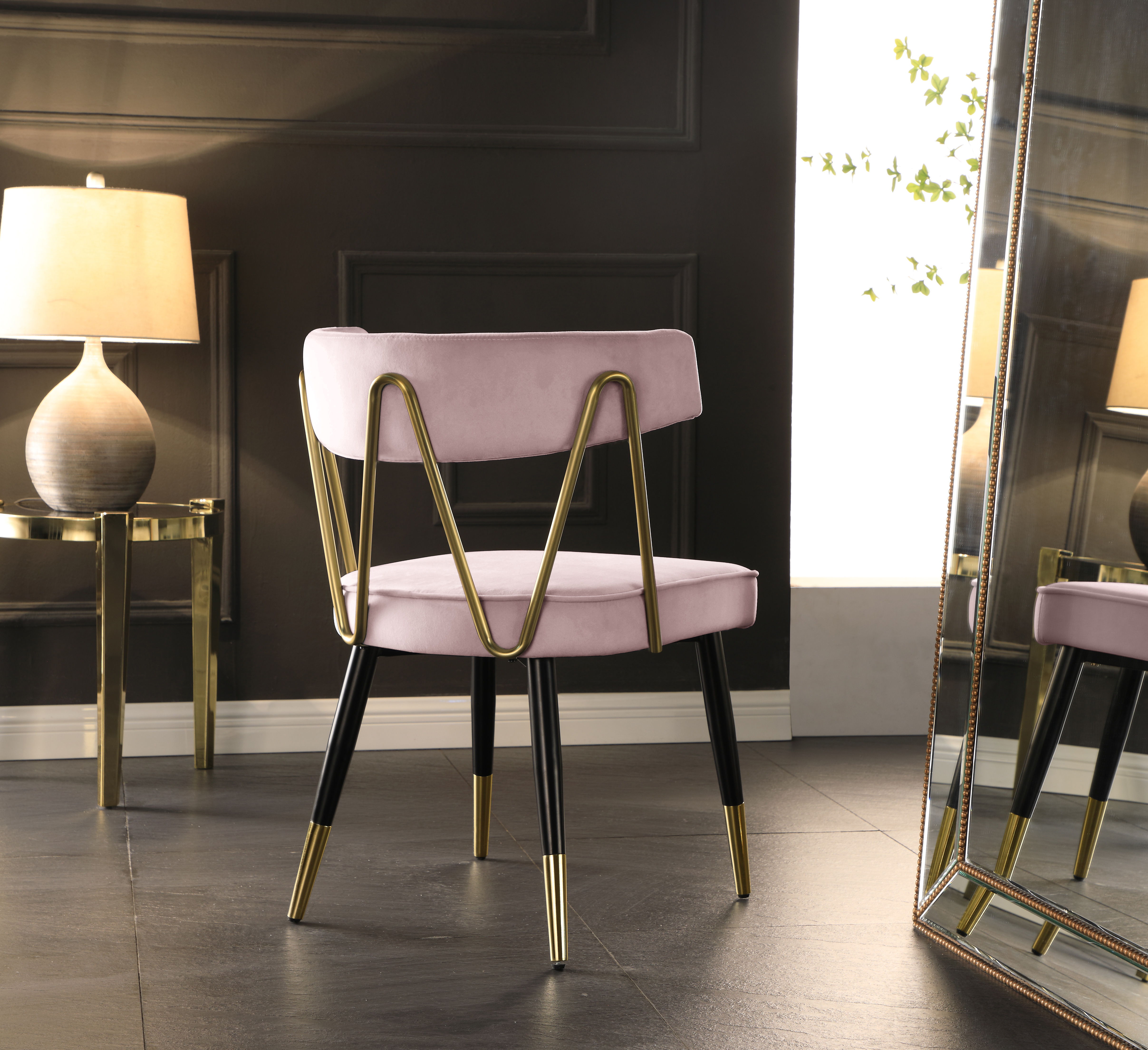 Rheingold - Dining Chair (Set of 2) - Pink