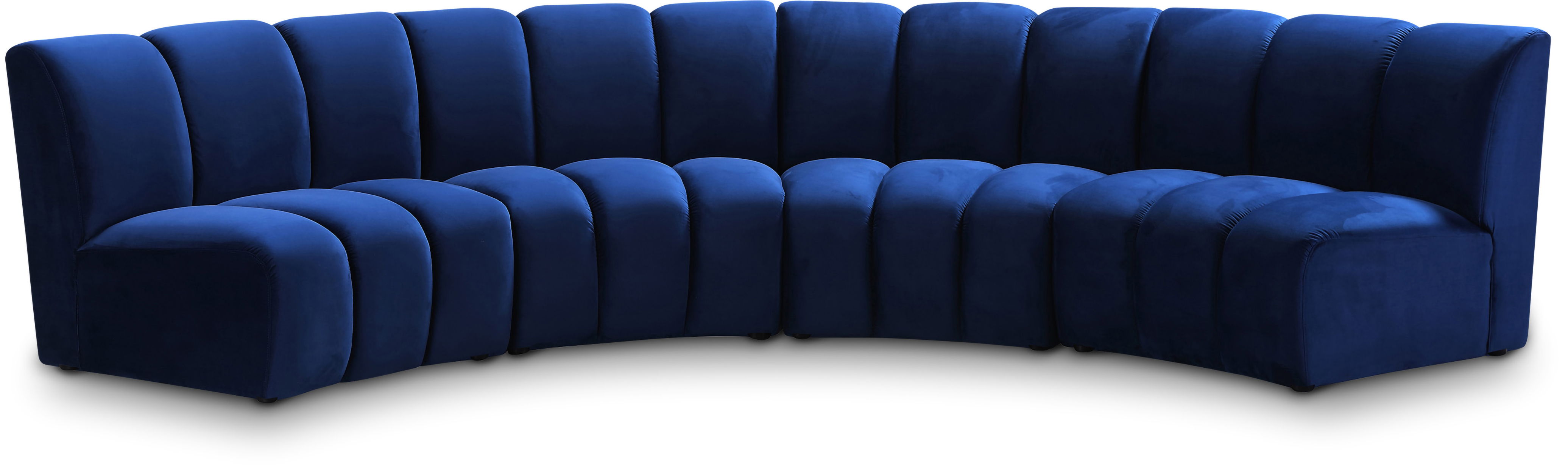 Infinity - 4 Piece Modular Sectional - Navy